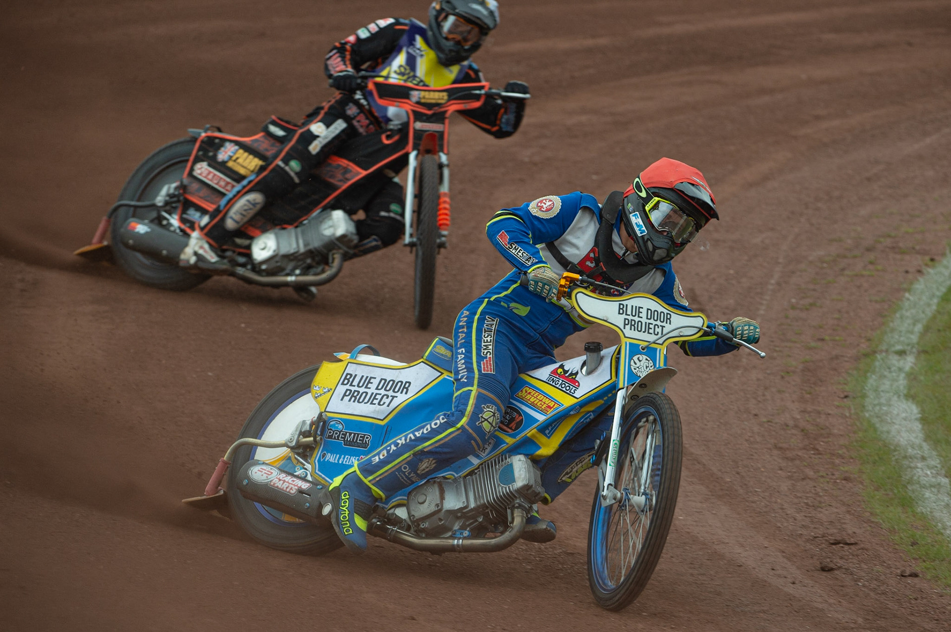 Photo by Ian Charles:

Ondrej Smetana (Red) leads Jacob Thorssell (White)

FIM Speedway Grand Prix World Championship - Qualifying Round 1, Peugeot Ashfield Stadium, Glasgow, 8 June 2019