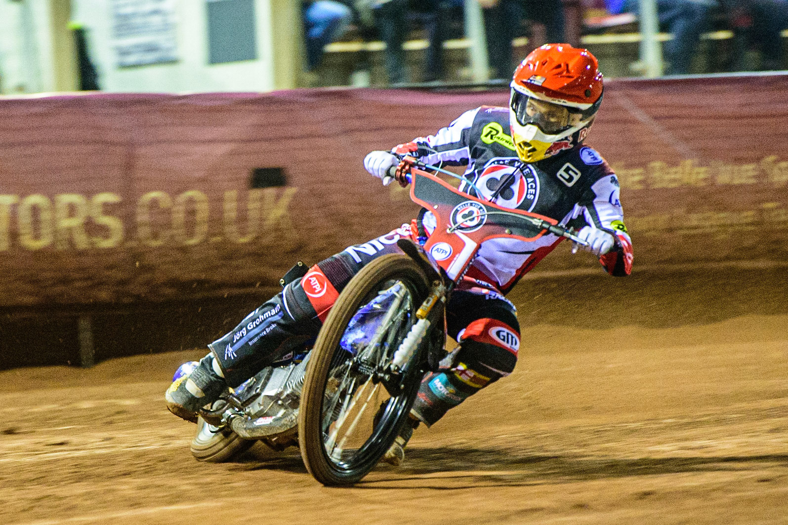 Robert Lambert in action  for Belle Vue ATPI Aces during the SGB Premiership Semi Final 2nd Leg between Belle Vue Aces and Ipswich Witches at the National Speedway Stadium, Manchester on Monday 3rd October 2022. (Credit: Ian Charles | MI News)
