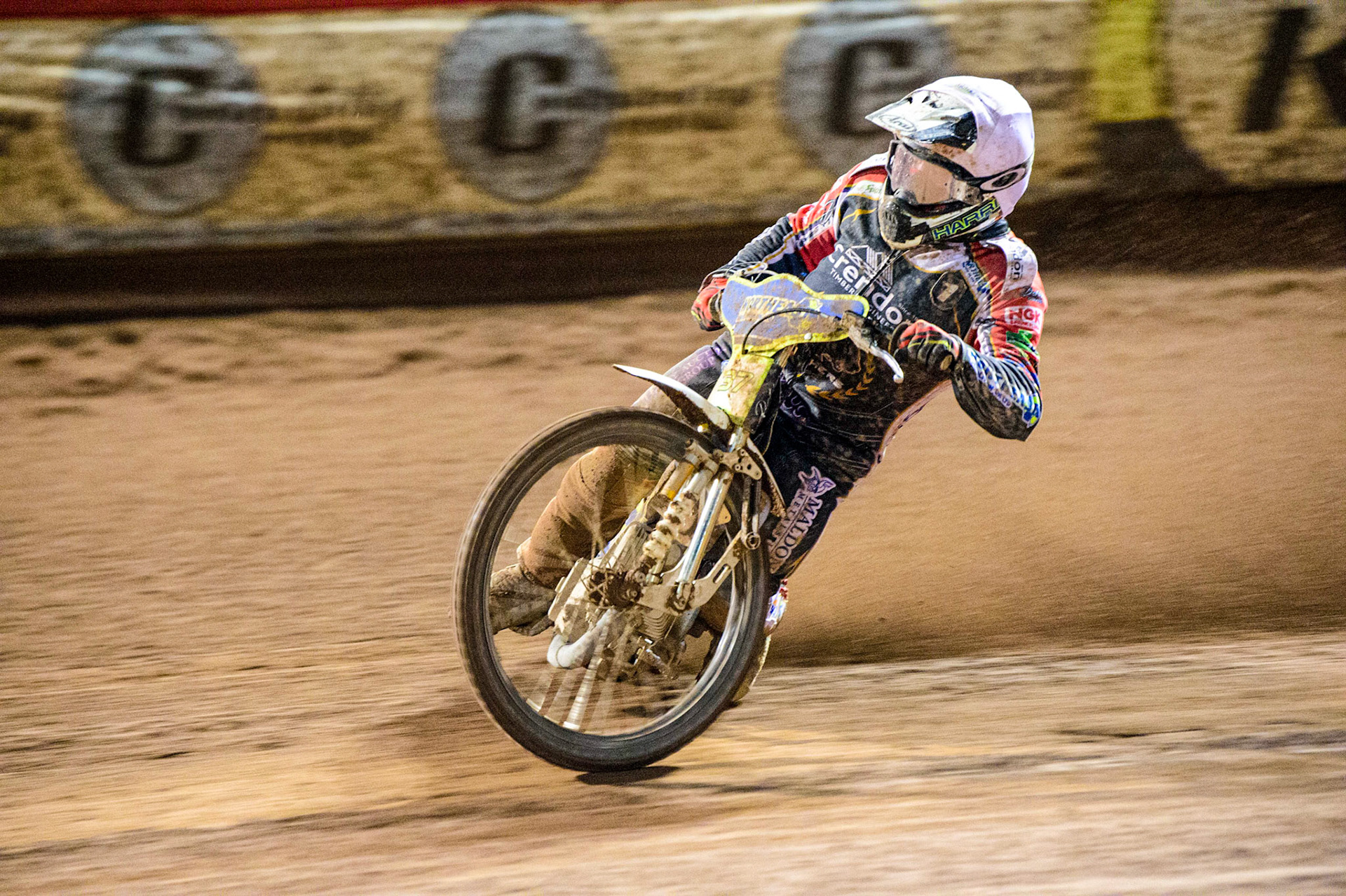 Chris Harris in action   during the Grant Henderson Pairs at the National Speedway Stadium, Manchester on Thursday 27th October 2022. (Credit: Ian Charles | MI NEWS)