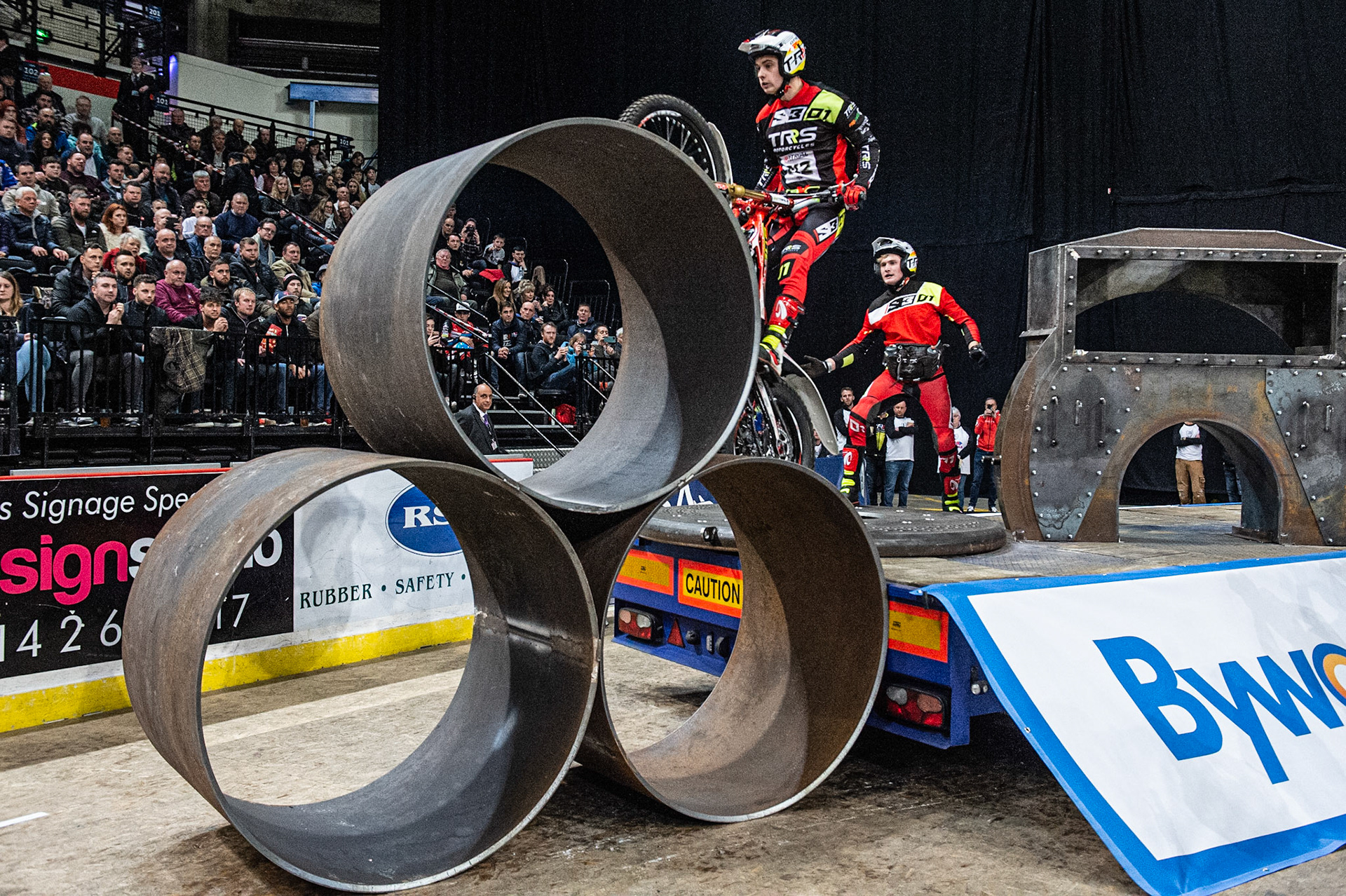 SHEFFIELD, ENGLAND  - DECEMBER 28TH  Toby Martyn, UK (Beta) on Section 1  during the 25th Anniversary Sheffield Indoor Trial at the FlyDSA Arena, Sheffield on Saturday 28th December 2019. (Credit: Ian Charles | MI News)