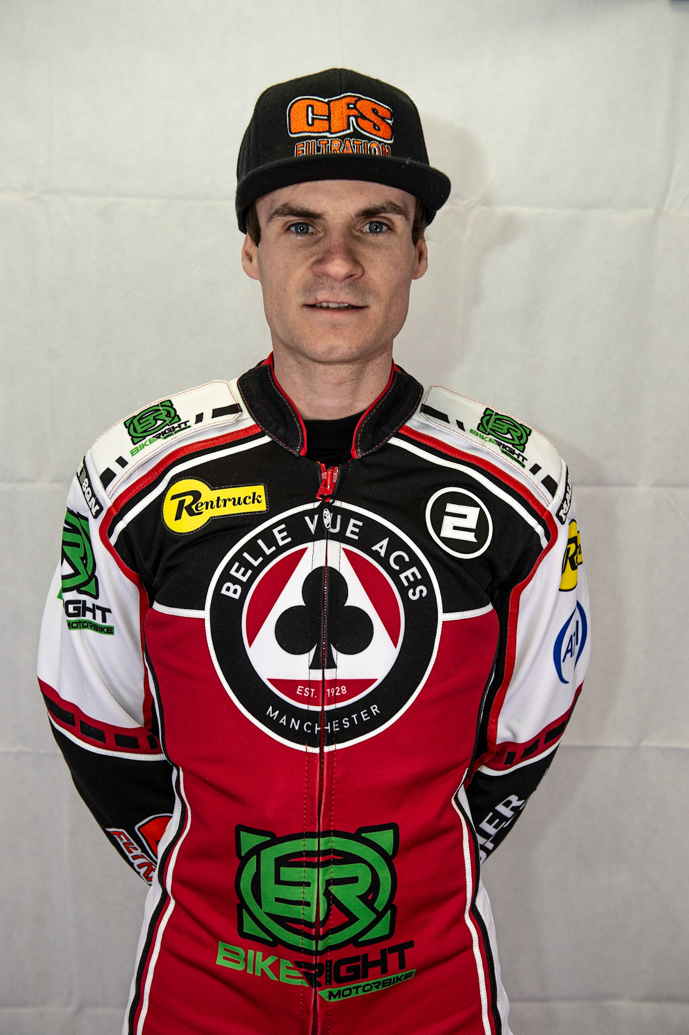 MANCHESTER, ENGLAND  - March 12  Steve Worrall of Belle Vue Aces  during The Belle Vue Speedway Media Day, at The National Speedway Stadium, Manchester, on Thursday 12 March 2020. (Credit: Ian Charles | MI News)