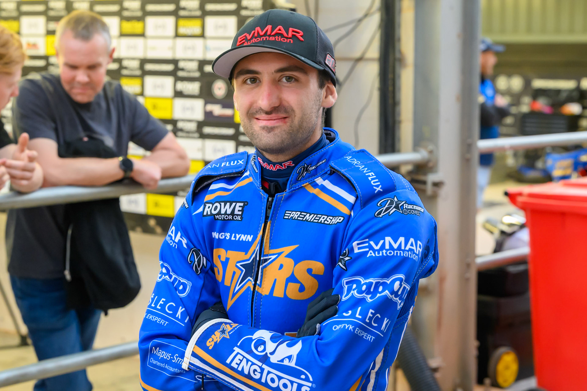 Jan Kvech of Kings Lynn Stars during the Rowe Motor Oil Premiership match between Belle Vue Aces and King's Lynn Stars at the National Speedway Stadium, Manchester on Monday 29th June 2026. (Photo: Ian Charles | MI News)