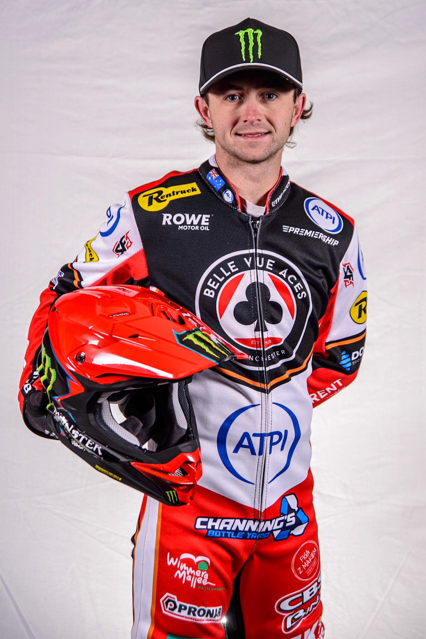 Jaimon Lidsey - Belle Vue Aces during the Belle Vue Aces Media Day at the National Speedway Stadium, Manchester on Wednesday 12th March 2025. (Photo: Ian Charles | MI News)