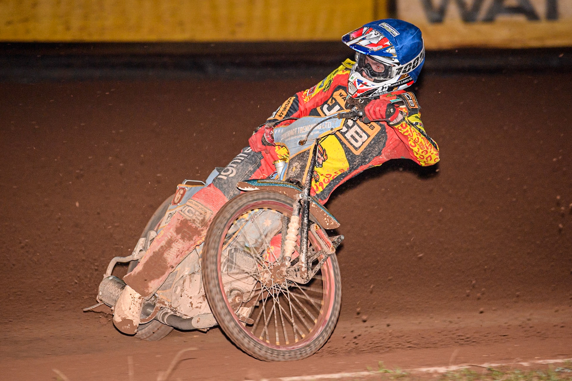 Leicester Lions' Drew Kemp in action during the Rowe Motor Oil Premiership Grand Final 2nd Leg between Leicester Lions and Belle Vue Aces at the Pidcock Motorcycles Arena, Leicester on Thursday 26th September 2024. (Photo: Ian Charles | MI News)