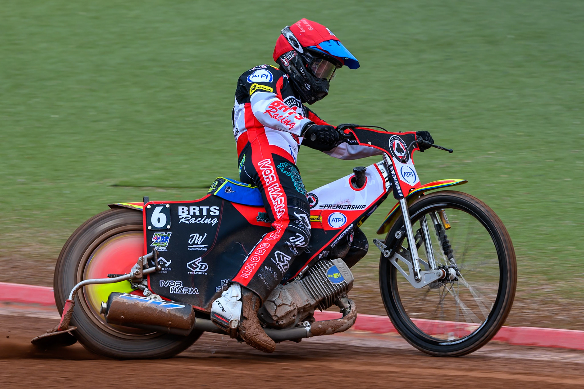Tate Zischke of Belle Vue Aces in action during the Rowe Motor Oil Premiership match between Belle Vue Aces and Northampton Foxes at the National Speedway Stadium, Manchester on Monday 4th May 2026. (Photo: Ian Charles | MI News)