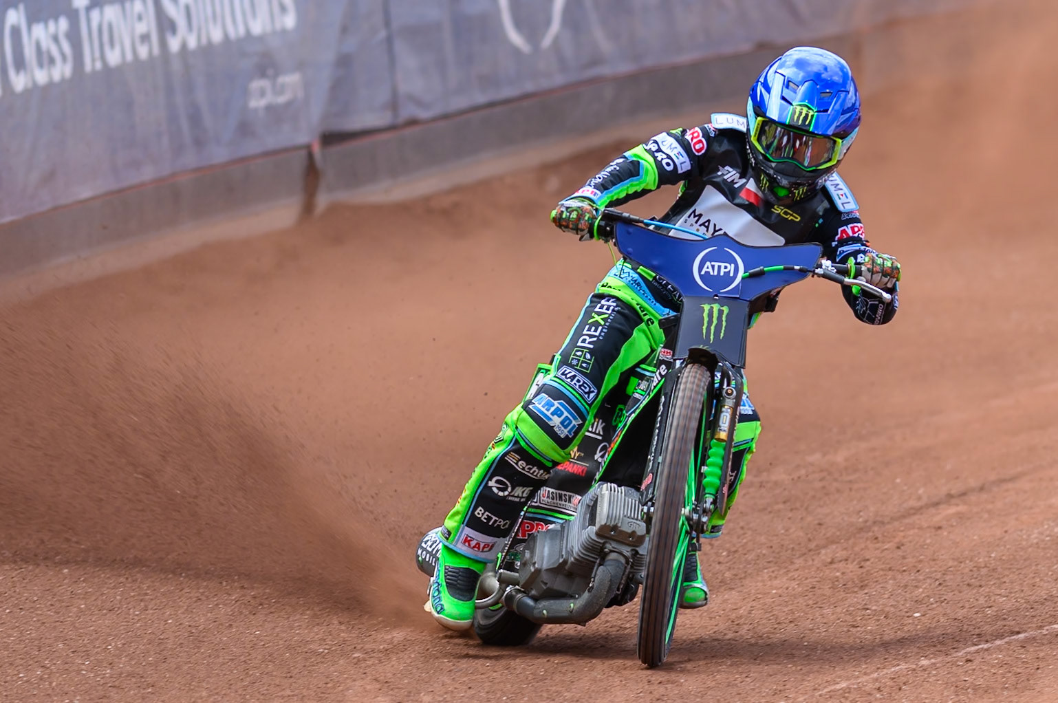 Patryk Dudek (692) of Poland during practice for the ATPI  FIM Speedway GP of Manchester at the National Speedway Stadium, Manchester on Friday 5th June 2026. (Photo: Ian Charles | MI News)