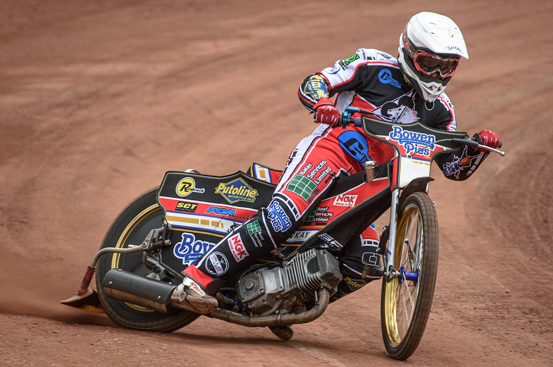 Photo: Ian CharlesPaul Bowen in actionBelle Vue Press &amp; Practice Day, National Speedway Stadium, Manchester Thursday  13  May  2021