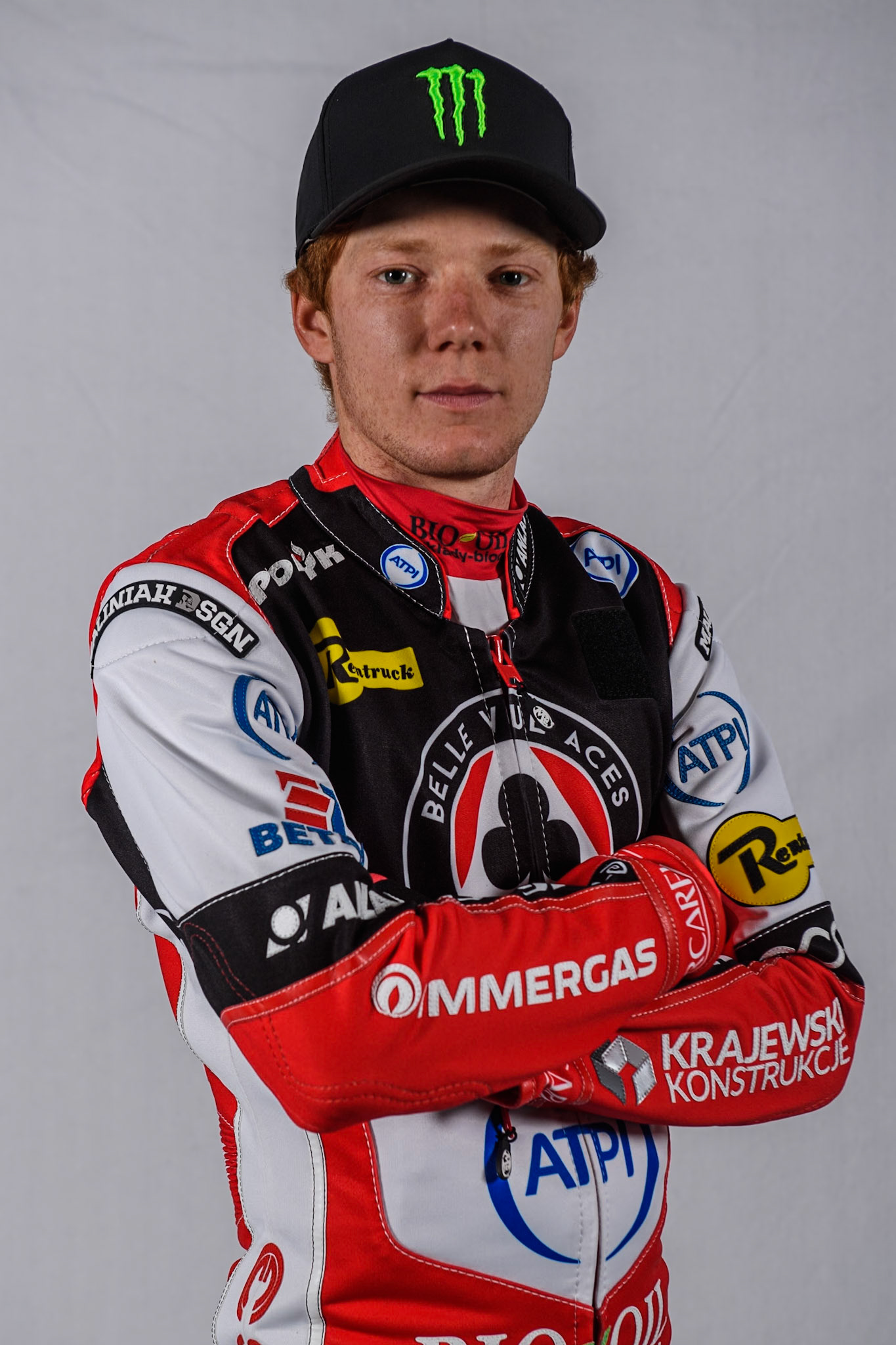 Belle Vue Aces' rider Dan Bewley during the Belle Vue Aces Media Day at the National Speedway Stadium, Manchester on Monday 11th March 2024. (Photo: Ian Charles | MI News)