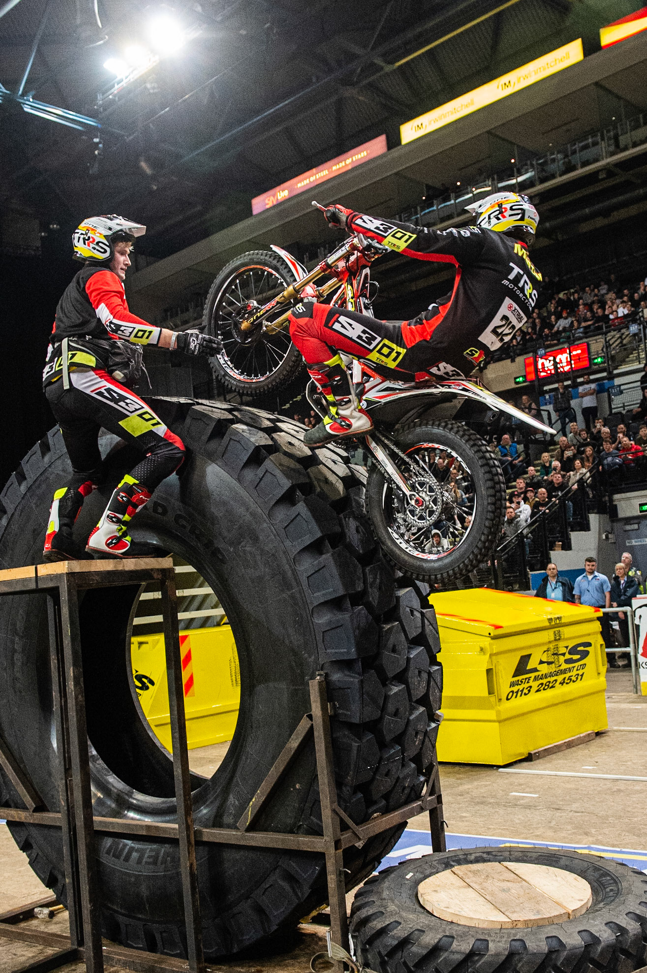 SHEFFIELD, ENGLAND  - DECEMBER 28TH  Toby Martyn, UK (Beta) on Section 5 in the final  during the 25th Anniversary Sheffield Indoor Trial at the FlyDSA Arena, Sheffield on Saturday 28th December 2019. (Credit: Ian Charles | MI News)