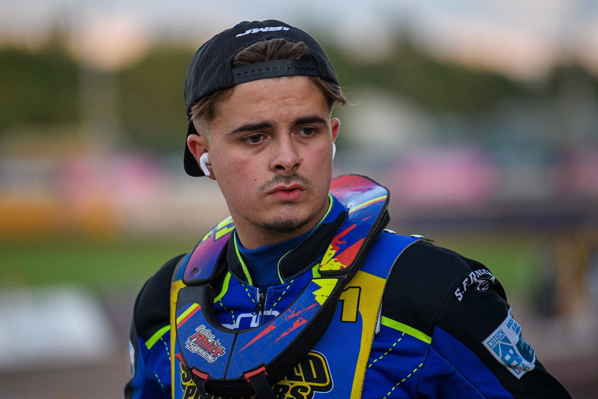Sheffield Tiger Cubs' Nathan Ablitt during the WSRA National Development League match between Sheffield Tiger Cubs and Belle Vue Colts at Owlerton Stadium, Sheffield on Thursday 12th September 2024. (Photo: Ian Charles | MI News)