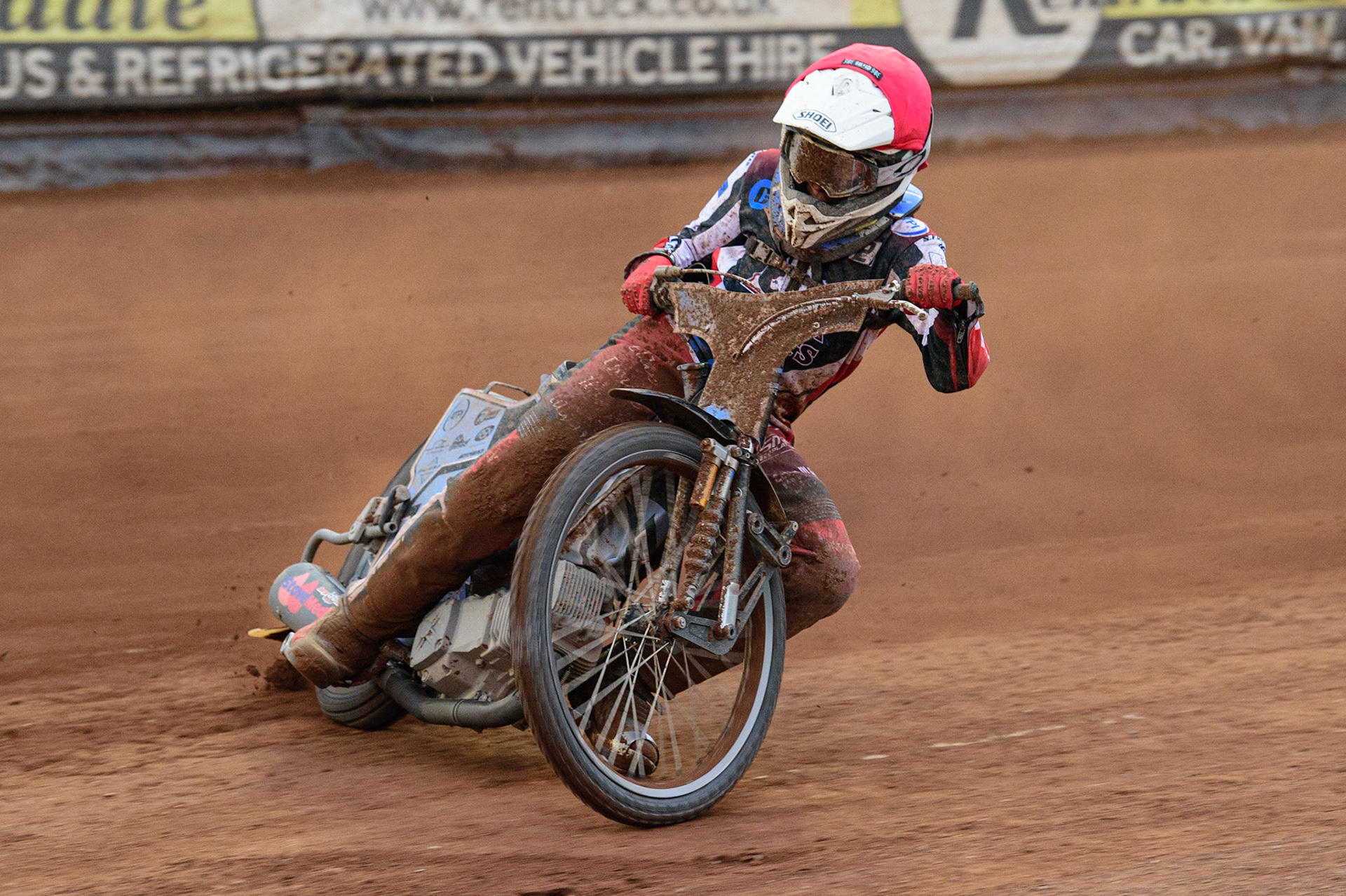 MANCHESTER, UK. JUN 24TH  Sam McGurk  in action  for Belle Vue Cool Running Colts  during the National Development League match between Belle Vue Colts and Berwick Bullets at the National Speedway Stadium, Manchester on Friday 24th June 2022. (Credit: Ian Charles | MI News)