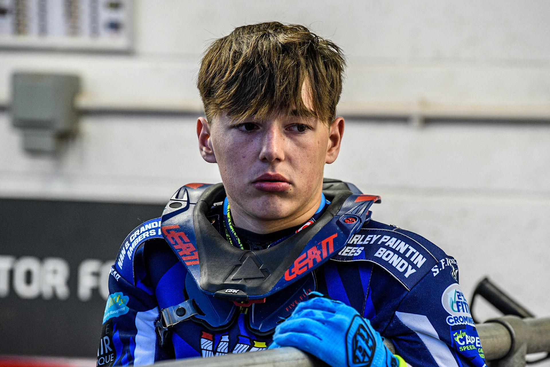 Jody Scott  - Oxford WSRA Chargers  during the National Development League match between Belle Vue Colts and Oxford Chargers at the National Speedway Stadium, Manchester on Friday 12th May 2023. (Photo: Ian Charles | MI News)