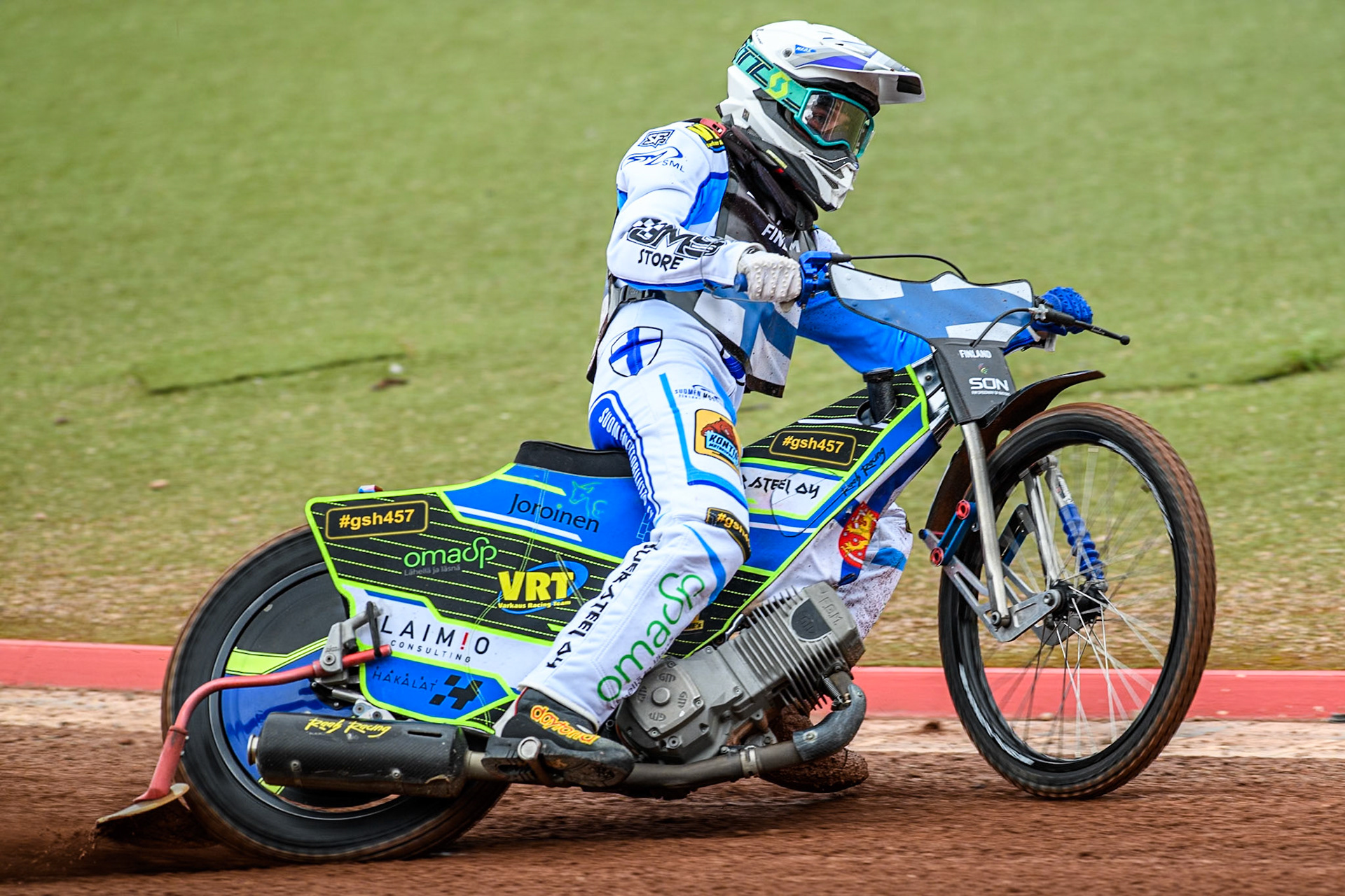 during the Monster Energy FIM Speedway of Nations Semi-Final 1 at the National Speedway Stadium, Manchester on Tuesday 9th July 2024. (Photo: Ian Charles | MI News)