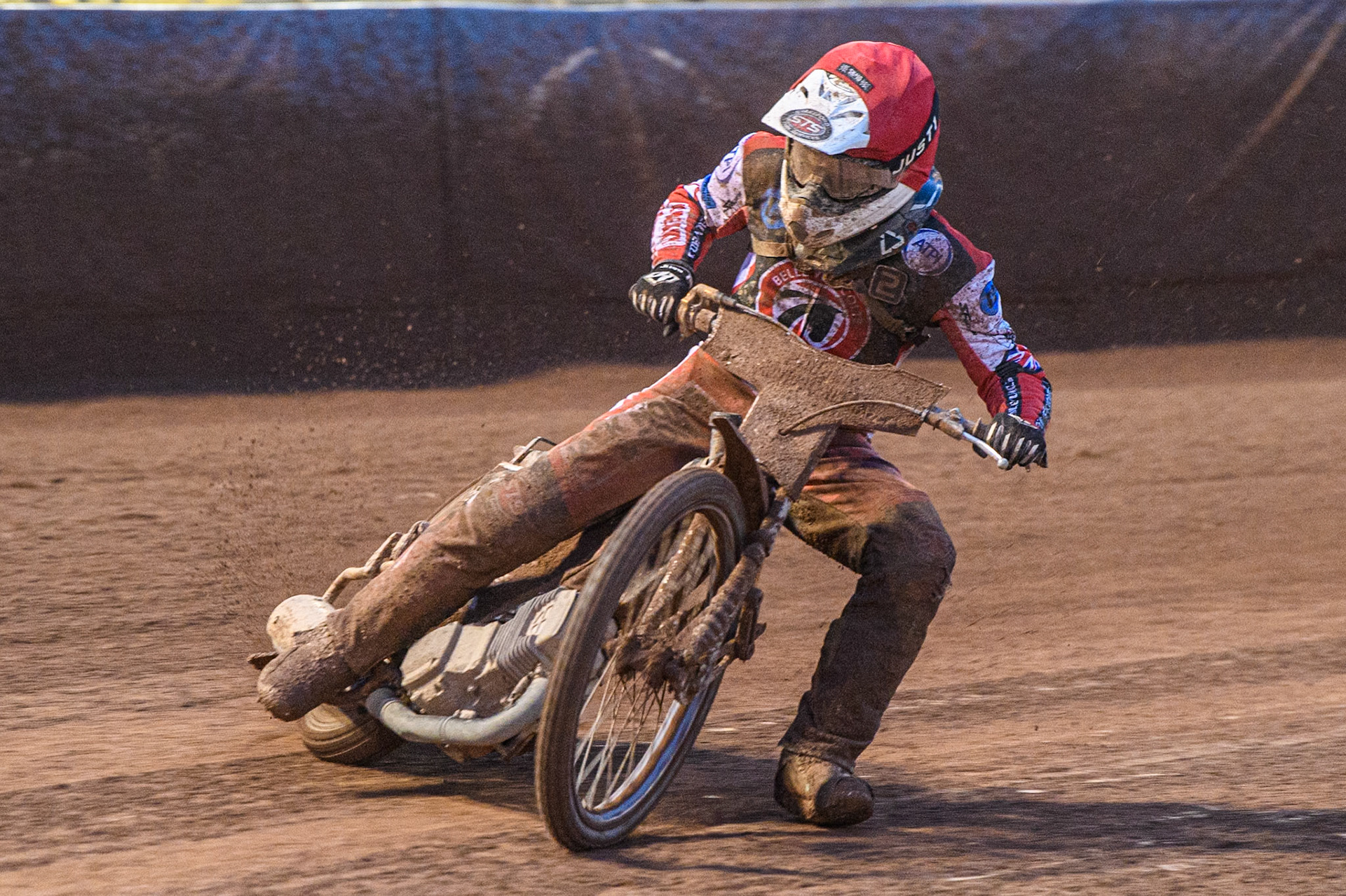 Belle Vue Colts' Jack Shimelt  in action during the WSRA National Development League match between Belle Vue Colts and Oxford Chargers at the National Speedway Stadium, Manchester on Friday 2nd August 2024. (Photo: Ian Charles | MI News)