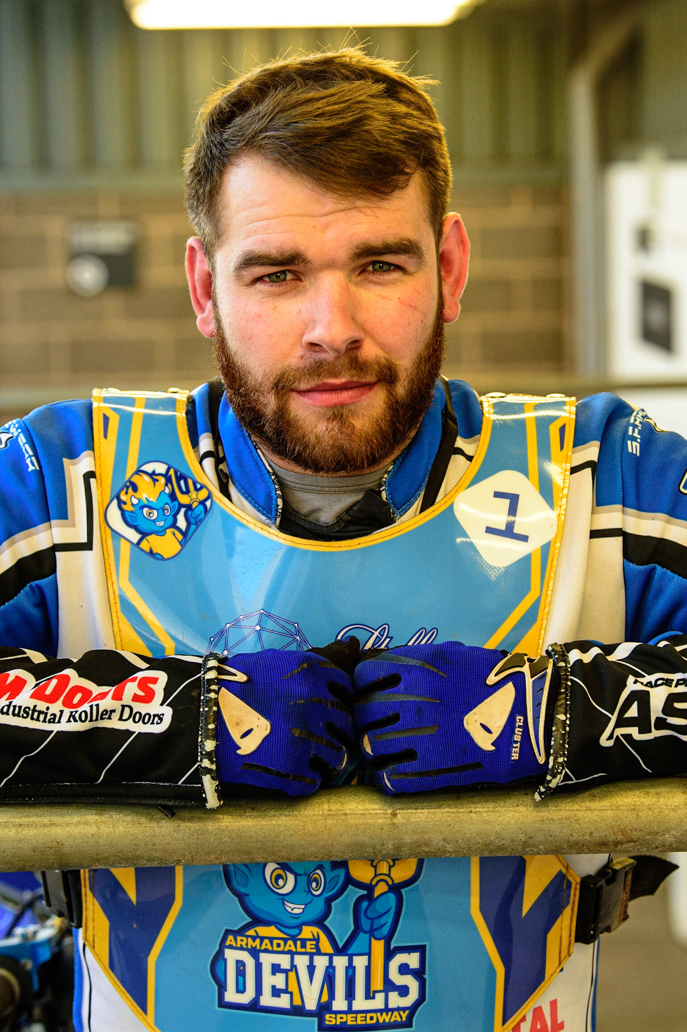 MANCHESTER, UK. MAY 27TH  Danny Phillips of Armadale Stellar Devils during the National Development League match between Belle Vue Colts and Armadale Devils at the National Speedway Stadium, Manchester on Friday 27th May 2022. (Credit: Ian Charles | MI News)
