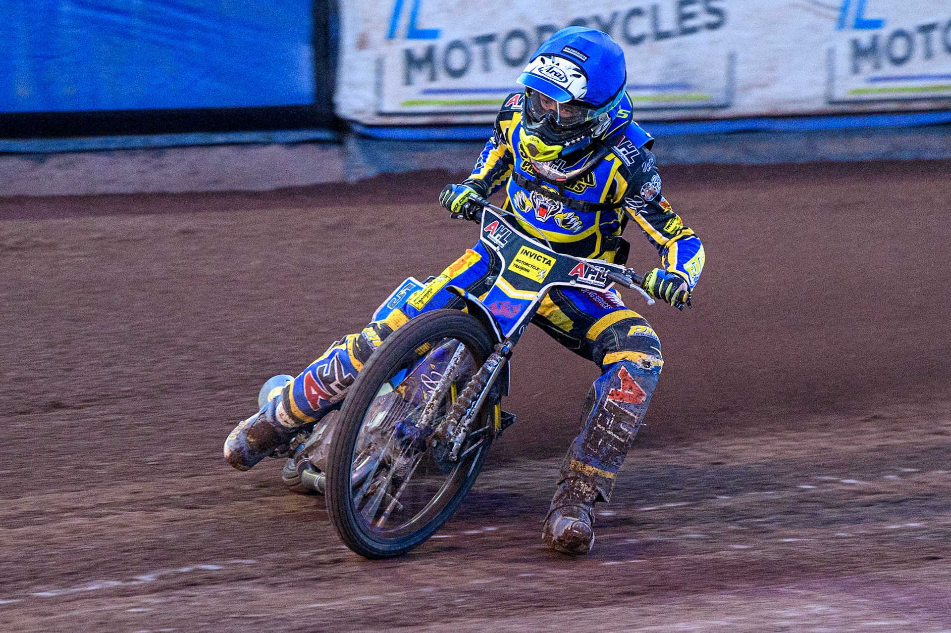 Sheffield Tiger Cubs' Jamie Etherington in action during the WSRA National Development League match between Sheffield Tiger Cubs and Belle Vue Colts at Owlerton Stadium, Sheffield on Thursday 12th September 2024. (Photo: Ian Charles | MI News)