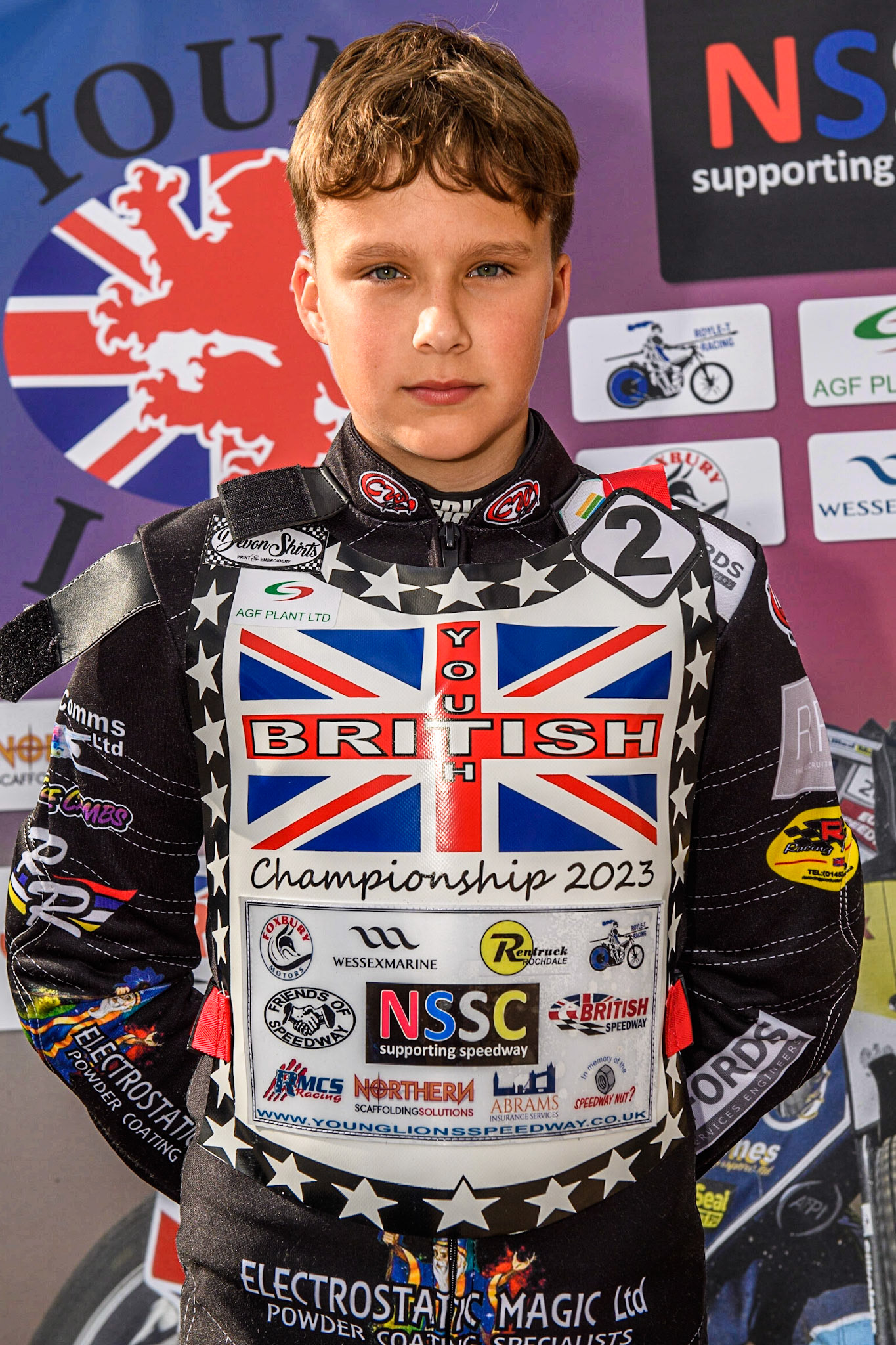 Emerson Betty during the British Youth Championships at the National Speedway Stadium, Manchester on Friday 12th May 2023. (Photo: Ian Charles | MI News)