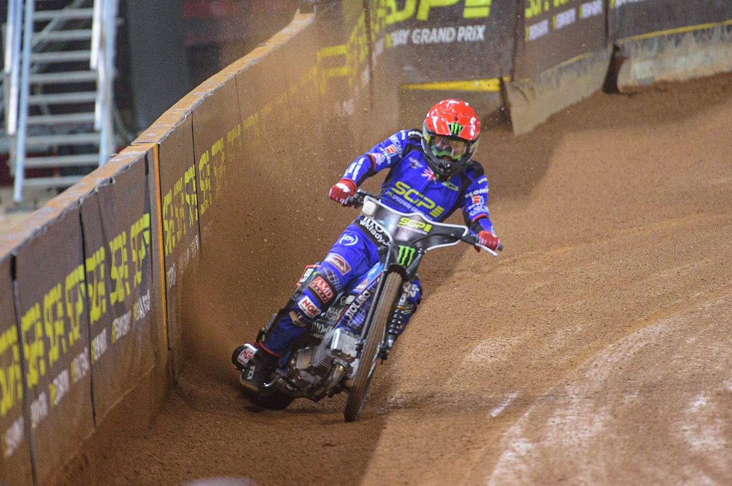 Dan Bewley (99) in action  during the FIM  Speedway Grand Prix of Great Britain at the Principality Stadium, Cardiff on Saturday 13th August 2022. (Credit: Ian Charles | MI News