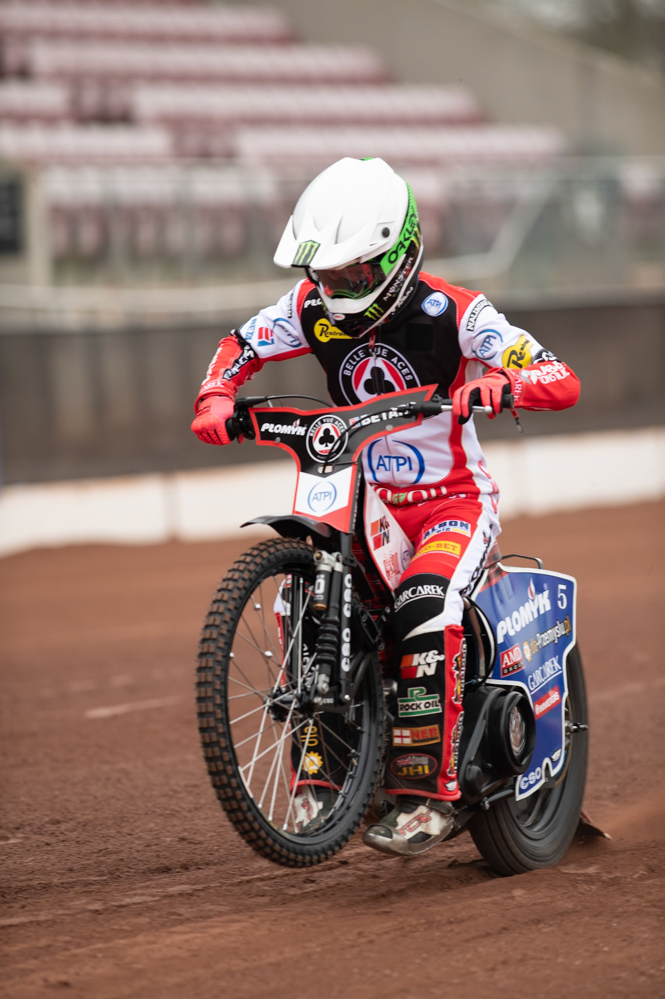 during the Belle Vue Aces Media Day at the National Speedway Stadium, Manchester on Monday 11th March 2024. (Photo: Ian Charles | MI News)