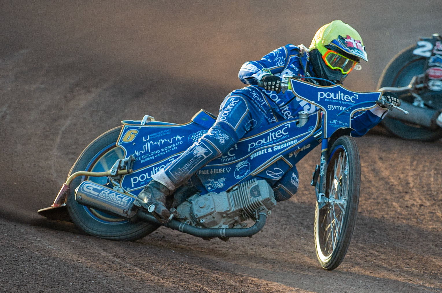 Photo: Ian Charles

Michael Palm Toft  in action 

Belle Vue Aces v Kings Lynn Stars, British Speedway Premiership, Belle Vue National Speedway Stadium, Manchester, Thursday 16  May  2019