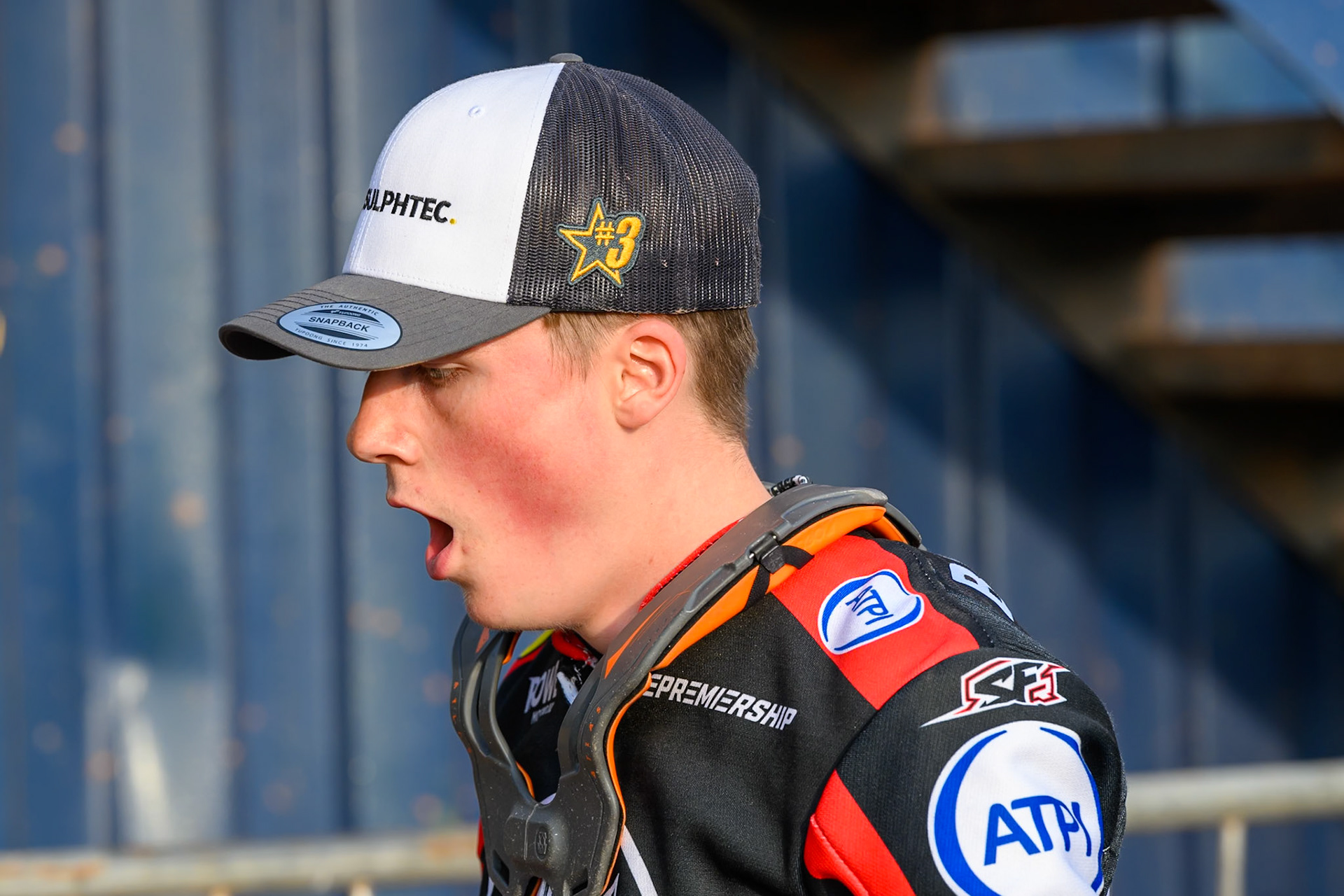 Norick Blodorn of Belle Vue Aces  during the Rowe Motor Oil Premiership match between Leicester Lions and Belle Vue Aces at the Hydroscan Arena, Leicester on Thursday 23rd July 2026. (Photo: Ian Charles | MI News)