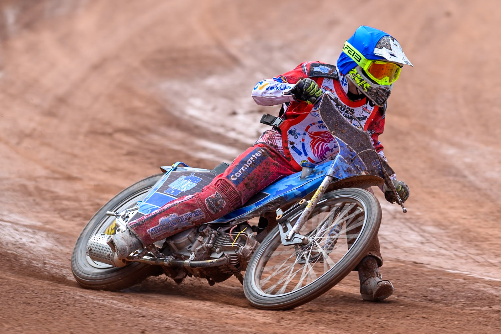 BRITISH YOUTH CHAMPIONSHIP 125cc Ella Marshall (12)  in action during the British Youth Championship (125cc) at the National Speedway Stadium, Manchester on Sunday 19th July 2026. (Photo: Ian Charles | MI News)