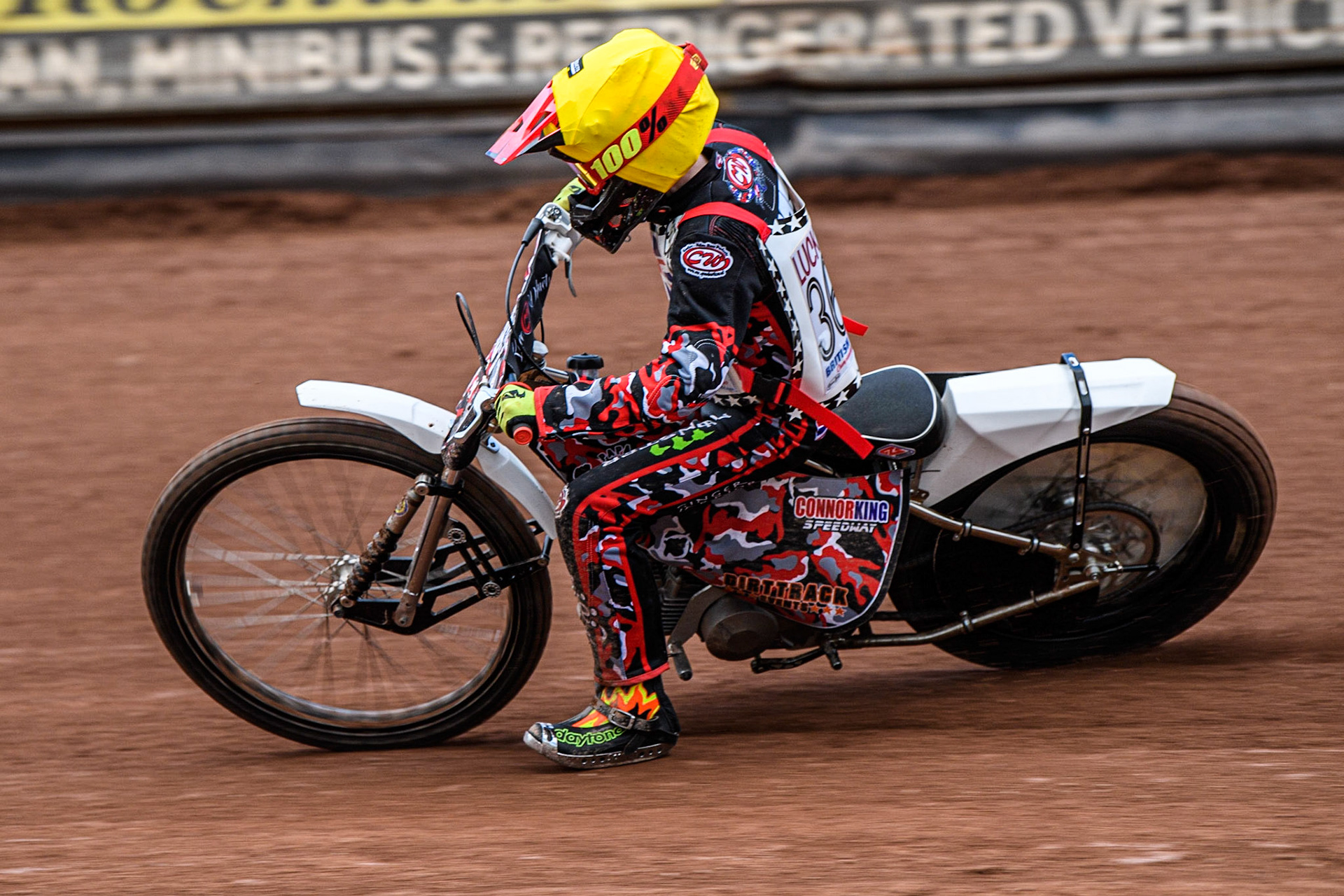 Charlie Luckman  in action  during the British Youth Championships at the National Speedway Stadium, Manchester on Friday 12th May 2023. (Photo: Ian Charles | MI News)