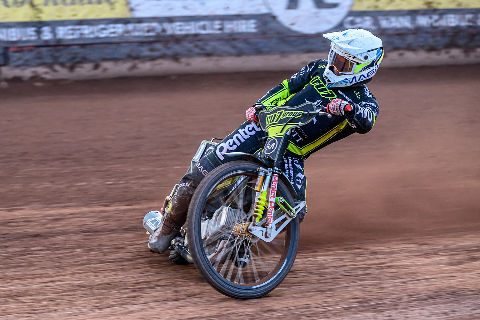 Ipswich Witches' Emil Saifutdinov  in action during the Rowe Motor Oil Premiership match between Belle Vue Aces and Ipswich Witches at the National Speedway Stadium, Manchester on Monday 30th June 2025. (Photo: Ian Charles | MI News)