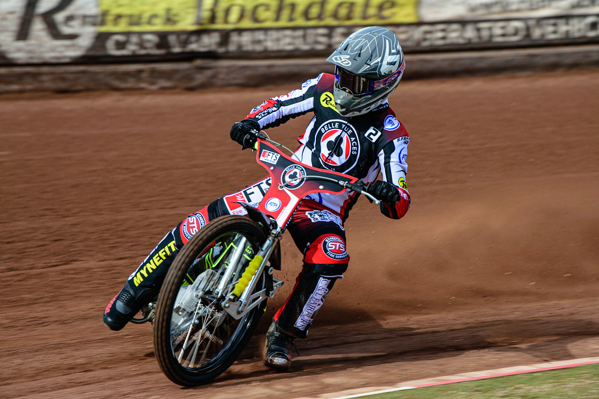 MANCHESTER, UK. MAR 14TH Jye Etheridge in action  during the Belle Vue Speedway Media Day at the National Speedway Stadium, Manchester on Monday 14th March 2022. (Credit: Ian Charles | MI News)