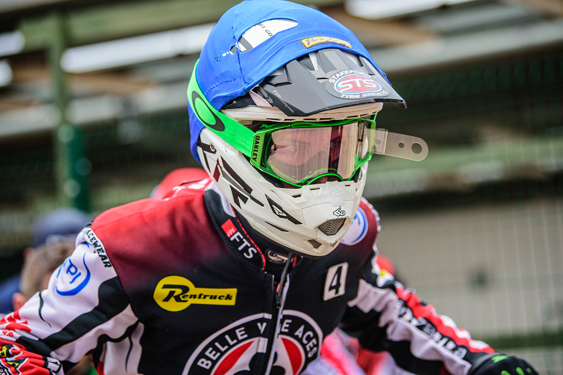 Charles Wright - Belle Vue ATPI Aces during the SGB Premiership match between Belle Vue Aces and Wolverhampton Wolves at the National Speedway Stadium, Manchester on Monday 29th August 2022. (Credit: Ian Charles | MI News)