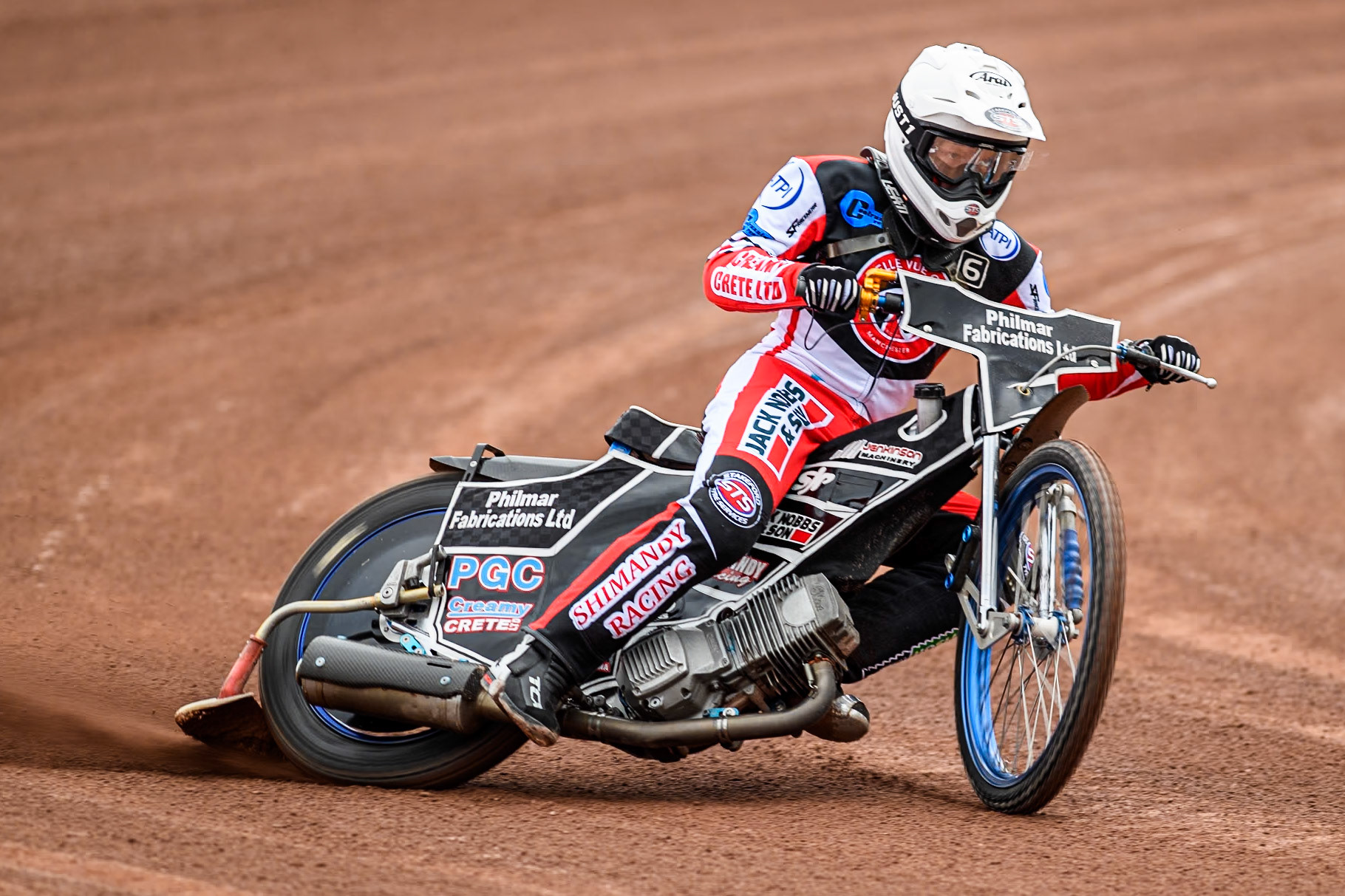 Belle Vue Colts' rider Jack Shimelt  in action during the Belle Vue Aces Media Day at the National Speedway Stadium, Manchester on Monday 11th March 2024. (Photo: Ian Charles | MI News)