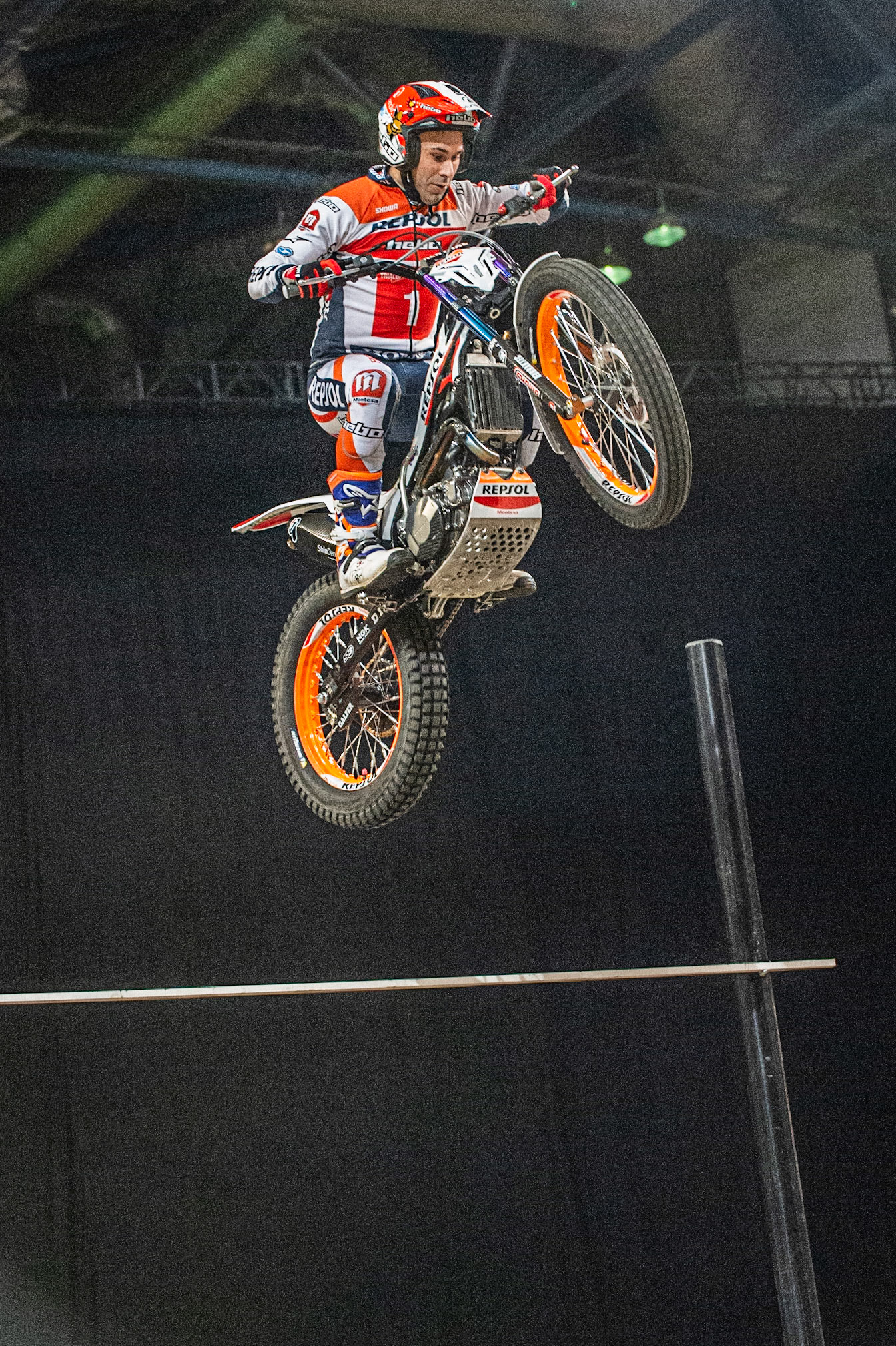 SHEFFIELD, ENGLAND  - DECEMBER 28TH  Tony Bou, Spain (Montessa) on the high jump  during the 25th Anniversary Sheffield Indoor Trial at the FlyDSA Arena, Sheffield on Saturday 28th December 2019. (Credit: Ian Charles | MI News)