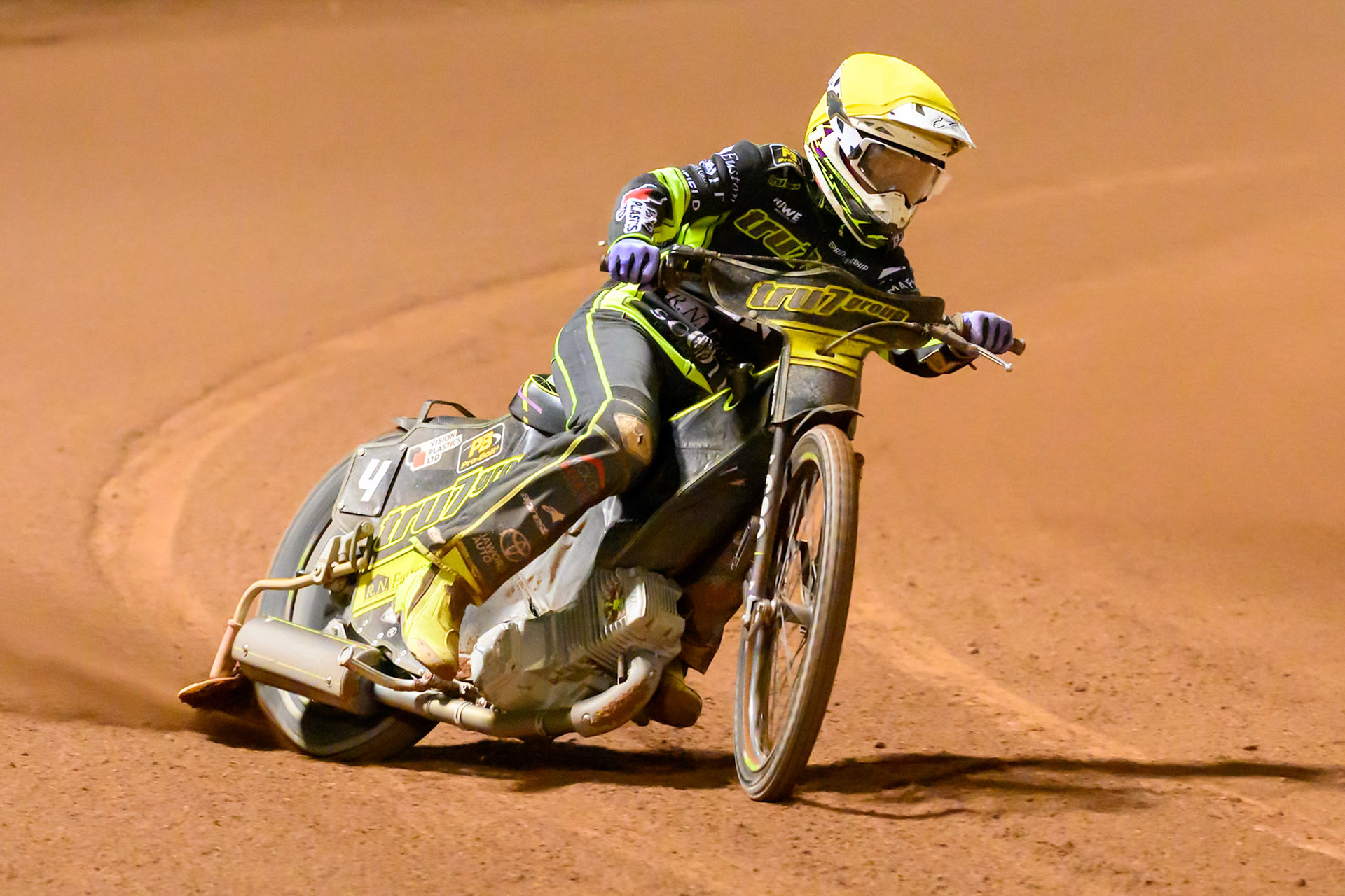 Tom Brennan of Ipswich Witches in action during the Rowe Motor Oil Premiership Play Off Semi Final 2nd leg match between Belle Vue Aces and Ipswich Witches at the National Speedway Stadium, Manchester on Monday 28th September 2026. (Photo: Ian Charles | MI News)