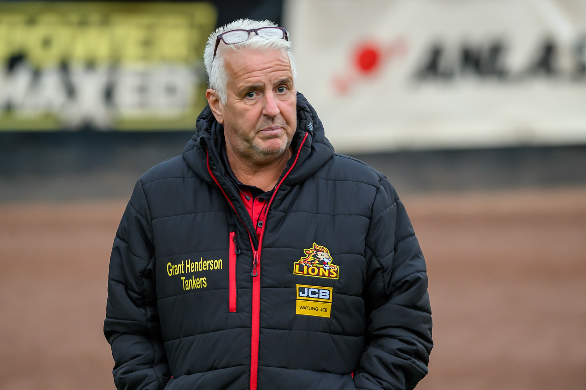 Stewart Dickson, Team Manager of Leicester Lions during the Rowe Motor Oil Premiership match between Leicester Lions and Belle Vue Aces at the Hydroscan Arena, Leicester on Monday 7th September 2026. (Photo: Ian Charles | MI News)