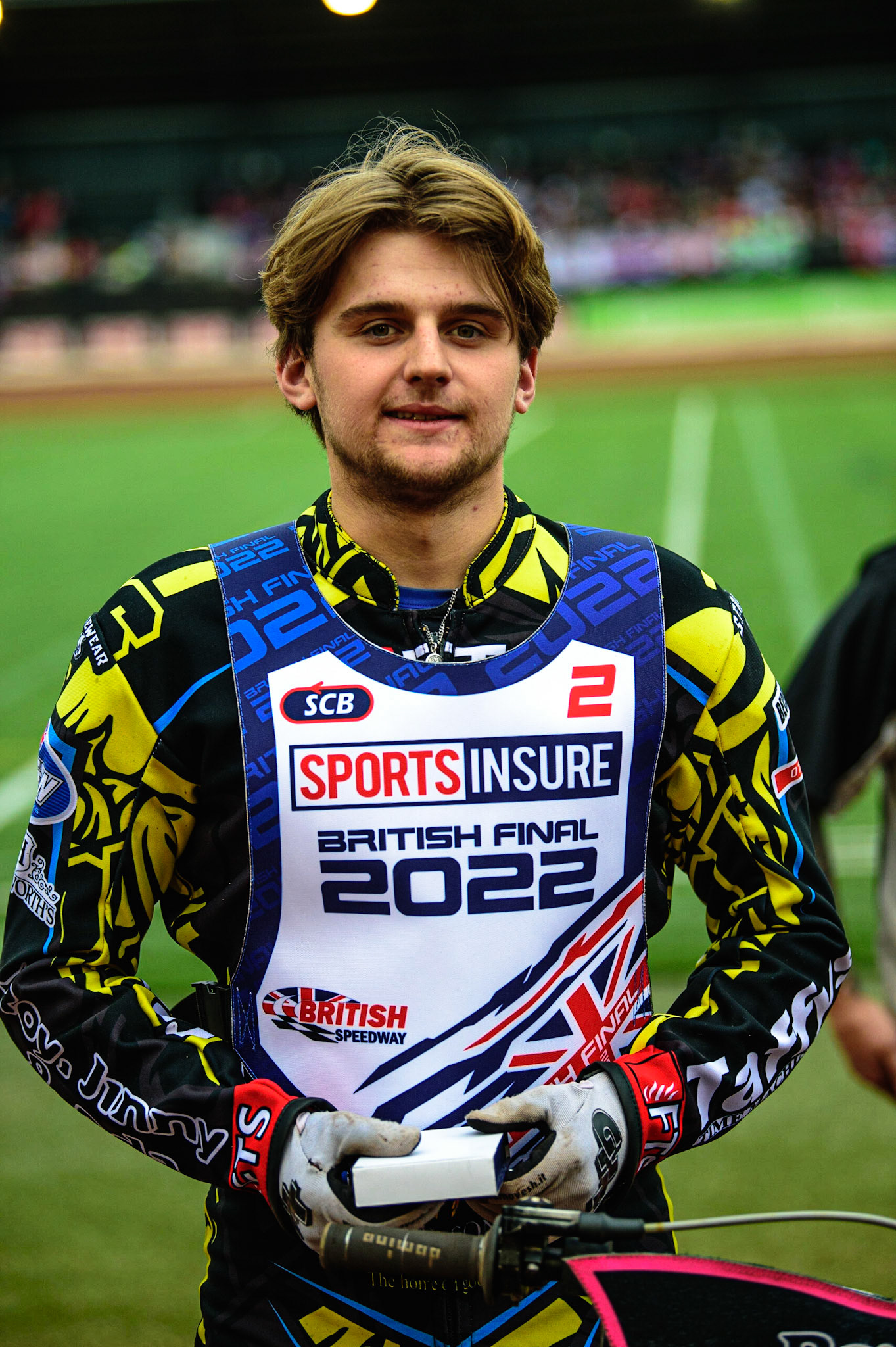 Leon Flint  during the Sports Insure British Speedway Championship Final at the National Speedway Stadium, Bellevue, Manchester, England on Monday 1st August 2022. (Photo by: Ian Charles | MI News)