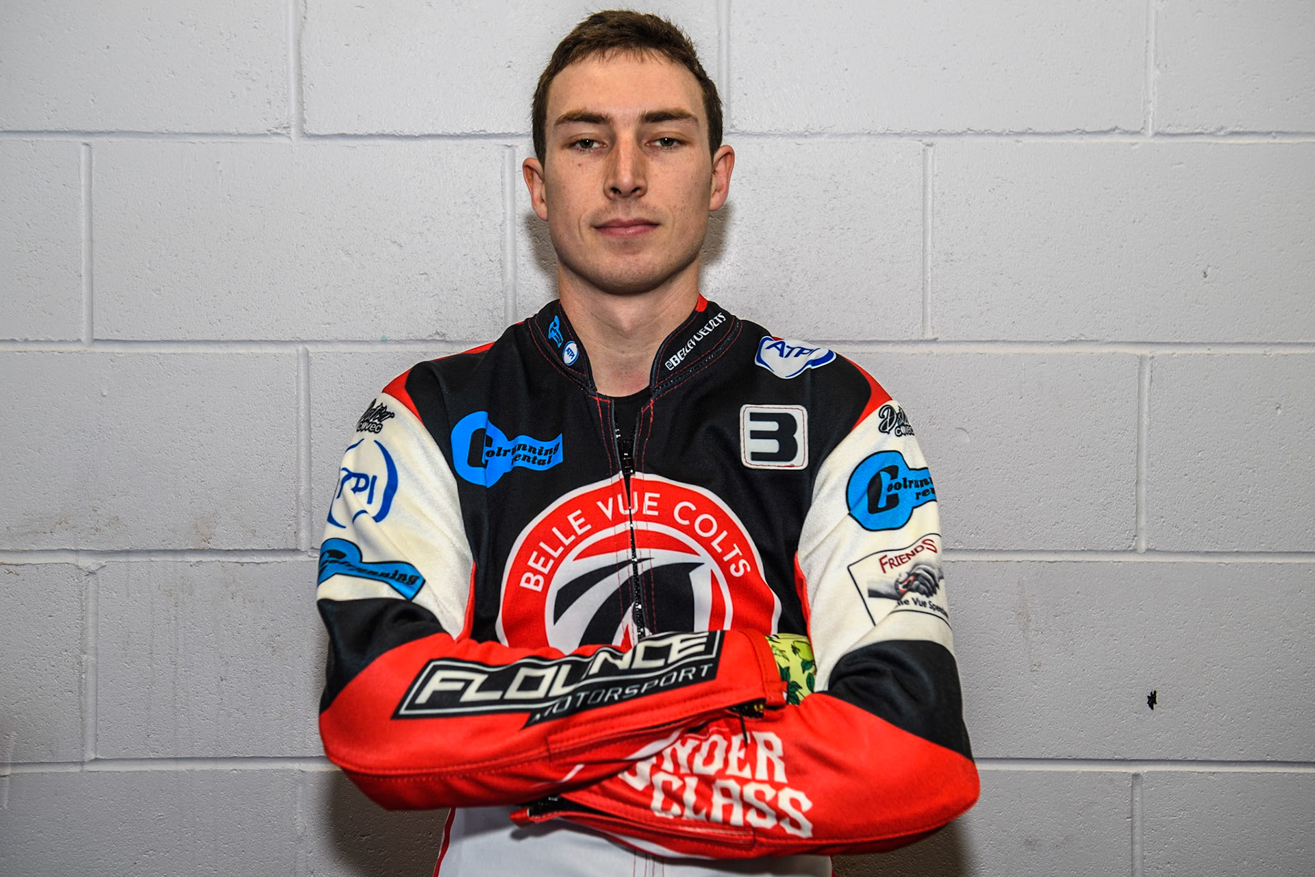 Belle Vue Colts' Matt Marson during the WSRA  National Development League match between Belle Vue Colts and Leicester Lion Cubs at the National Speedway Stadium, Manchester on Friday 29th March 2024. (Photo: Ian Charles | MI News)