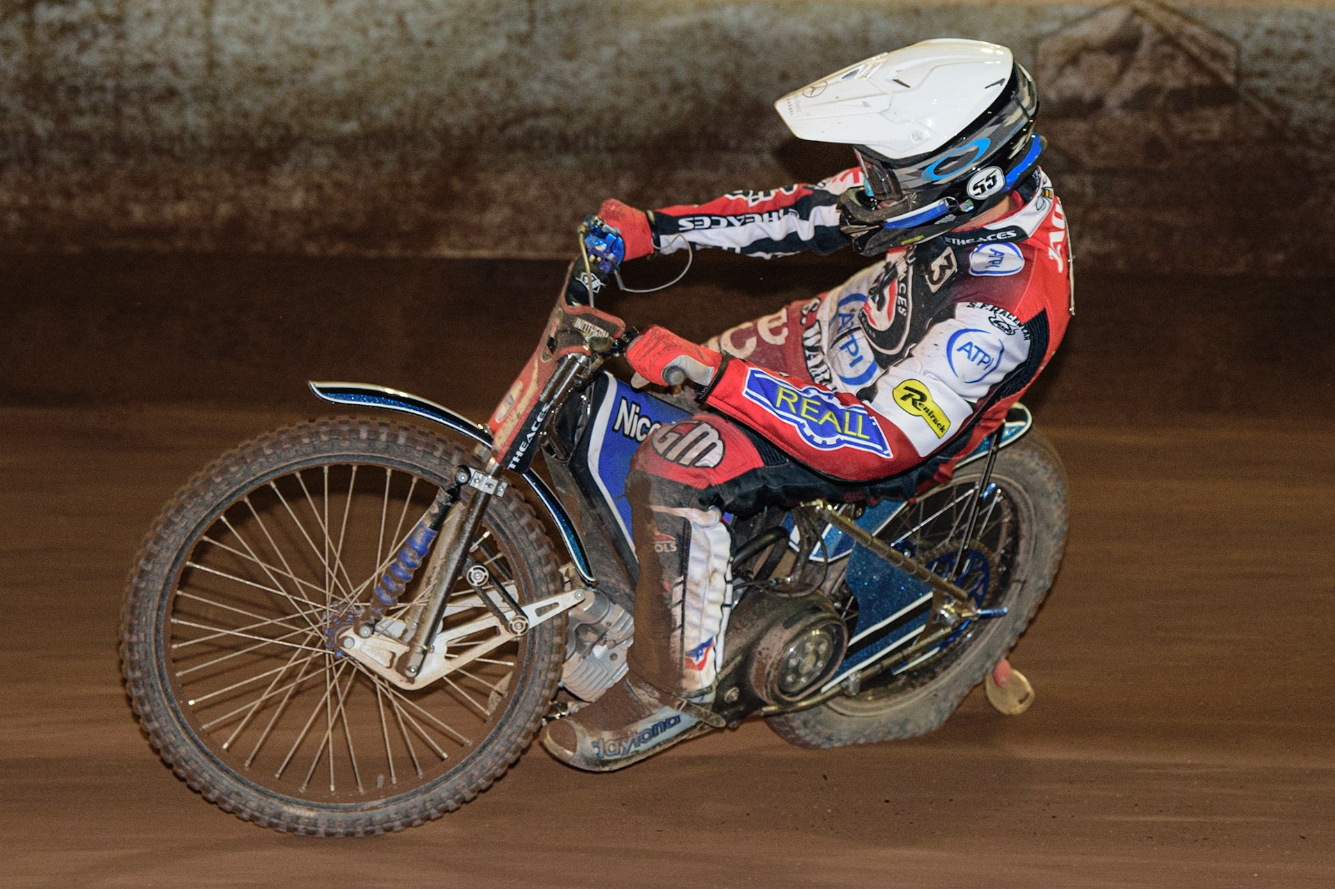Matej Zagar  in action  for Belle Vue ATPI Aces  during the SGB Premiership Grand Final 2nd Leg between Sheffield Tigers and Belle Vue Aces at Owlerton Stadium, Sheffield on Thursday 13th October 2022. (Credit: Ian Charles | MI News)