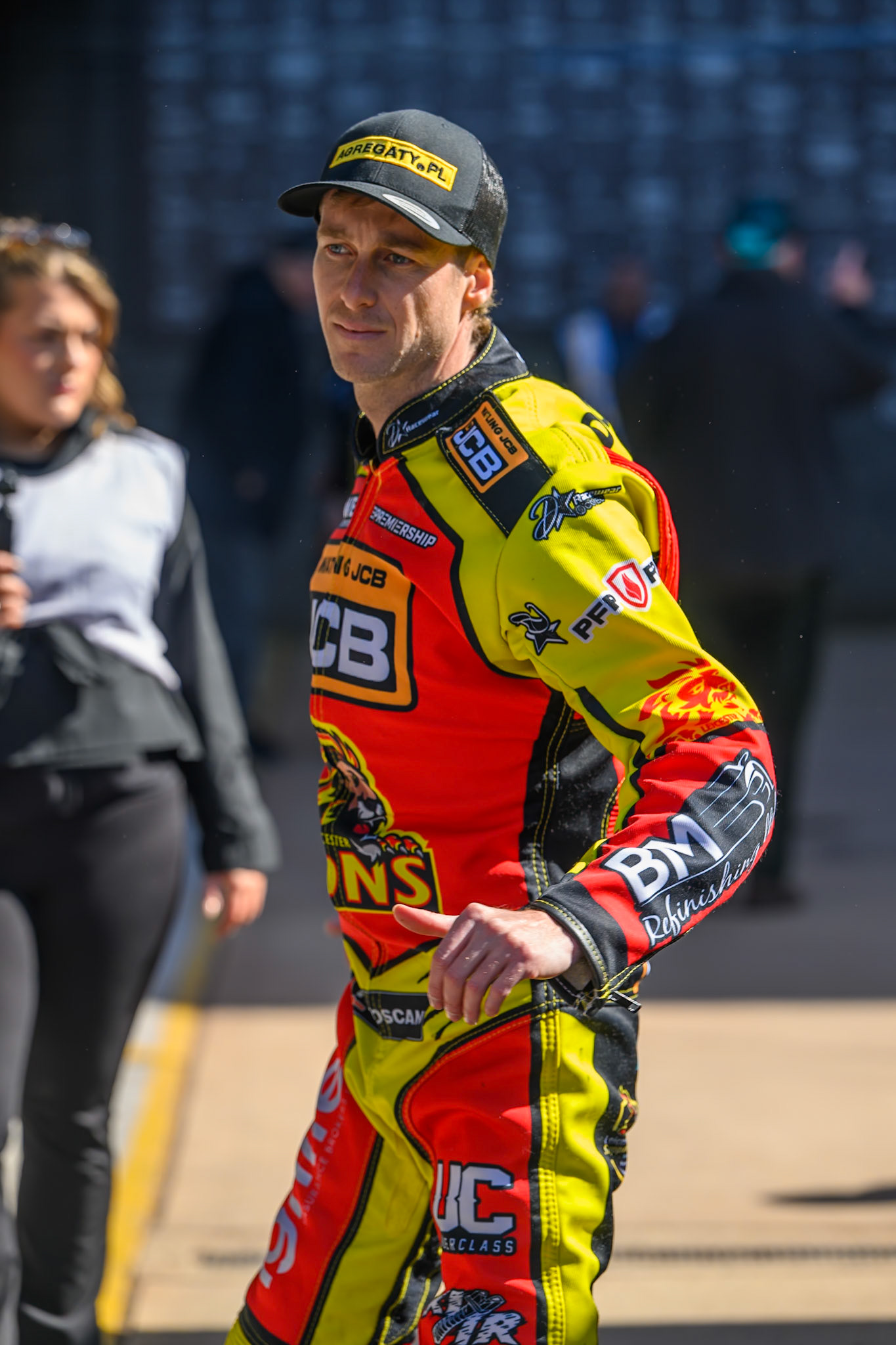 Ryan Douglas of Leicester Lions during the Knockout Cup Northern Section match between Belle Vue Aces and Leicester Lions at the National Speedway Stadium, Manchester on Monday 6th April 2026. (Photo: Ian Charles | MI News)