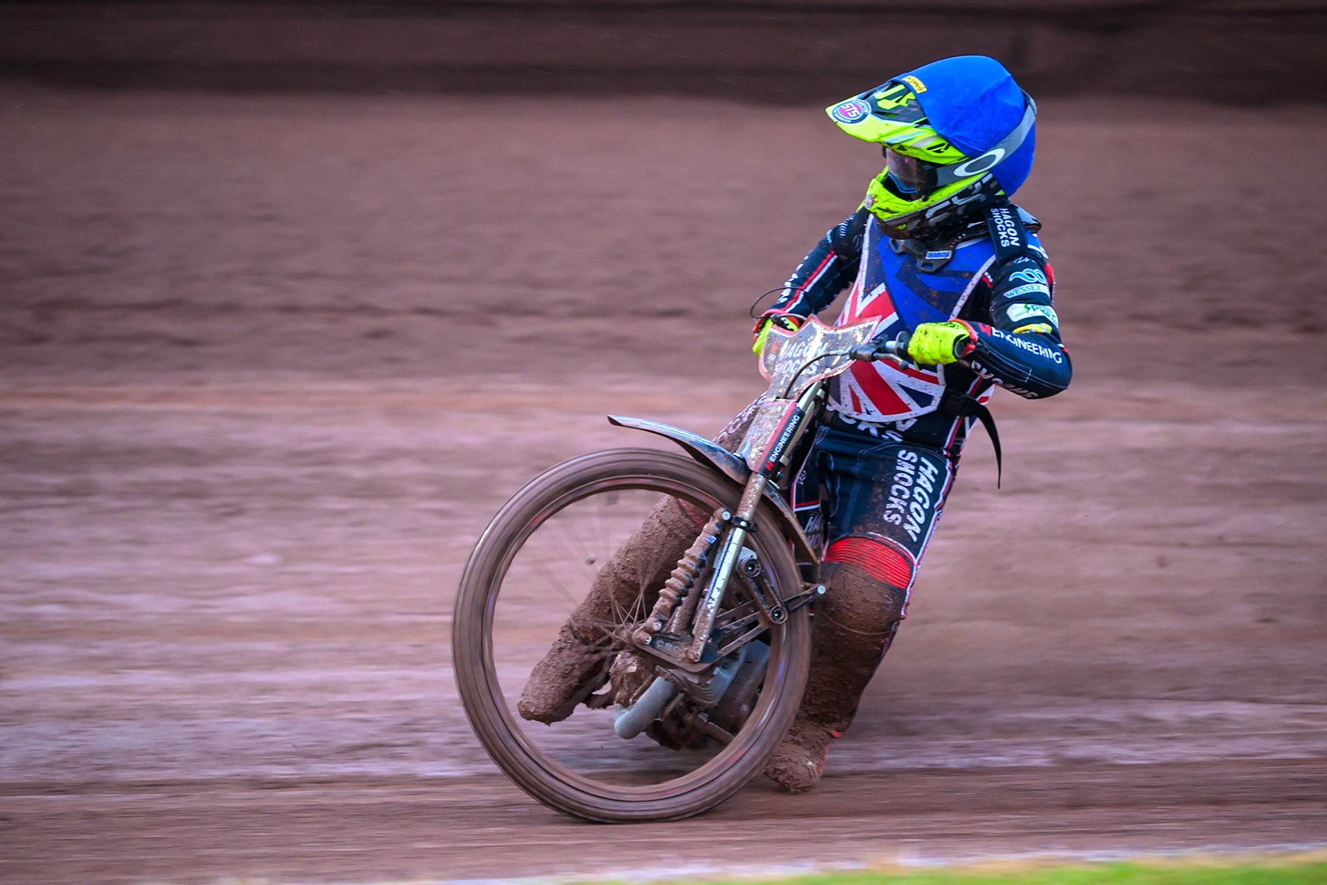 Reserve Sam Hagon of Great Britain  in action during the Speedway GP Qualifying Round 3 at Allied Ashfield Stadium, Glasgow on Saturday 30th May 2026. (Photo: Ian Charles | MI News)