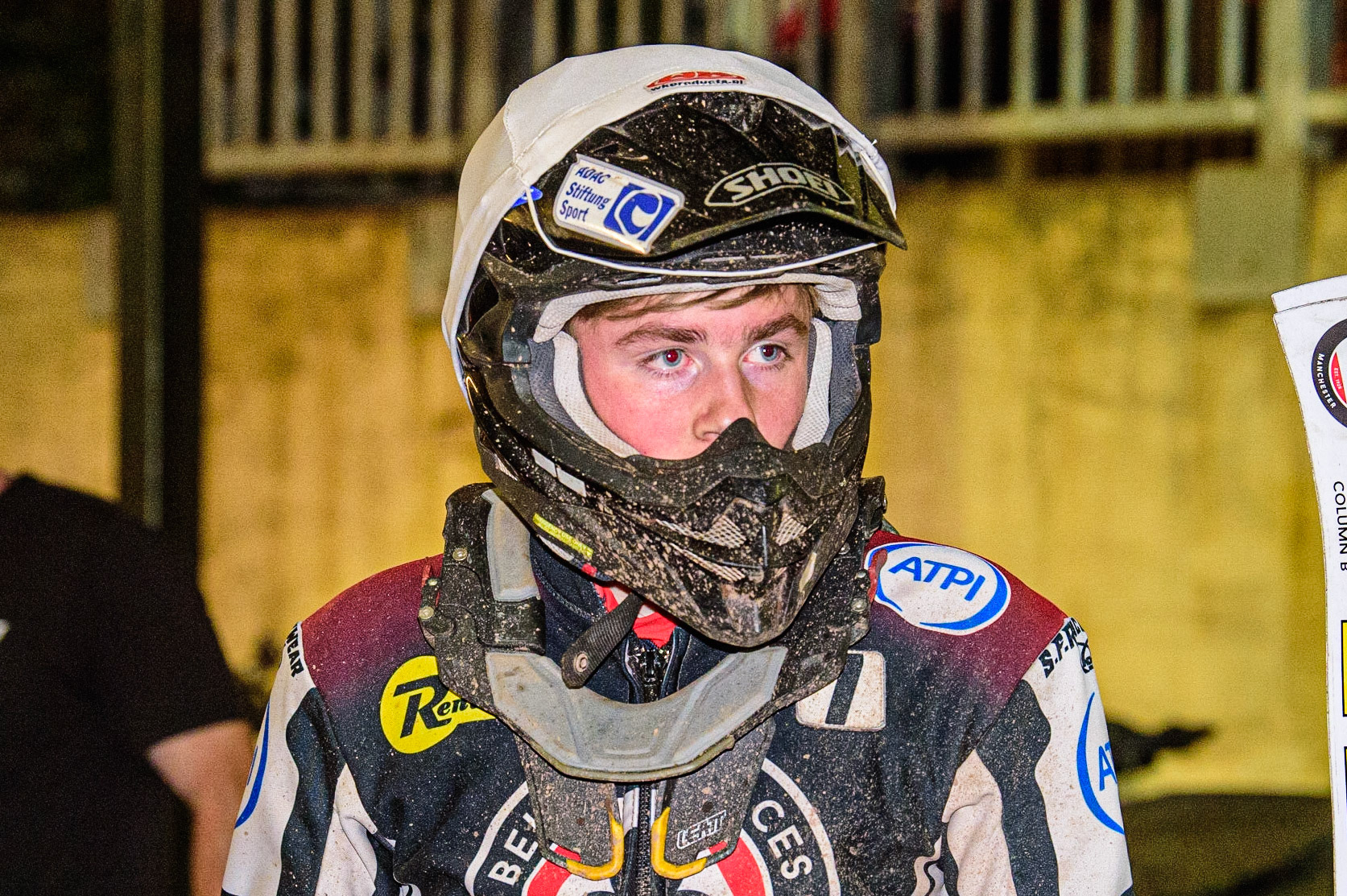 Norick Blodorn  about to go out during the SGB Premiership match between Sheffield Tigers and Belle Vue Aces at Owlerton Stadium, Sheffield on Thursday 22nd September 2022. (Credit: Ian Charles | MI News)
