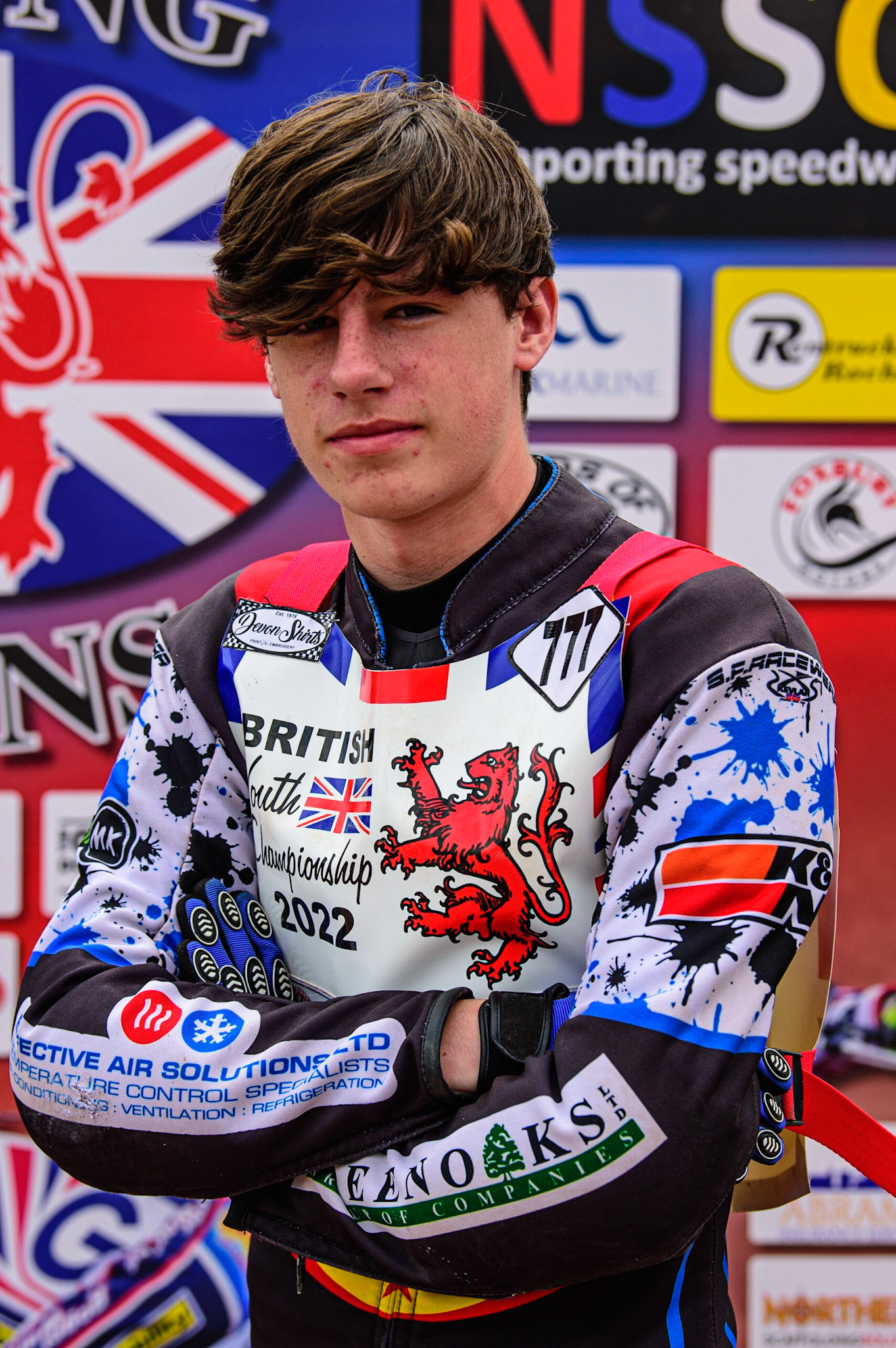 MANCHESTER, UK. JUN 3RD Billy Budd (777) during the British Youth Speedway Championship (Round 4)  at the National Speedway Stadium, Manchester on Friday 3rd June 2022. (Credit: Ian Charles | MI News)