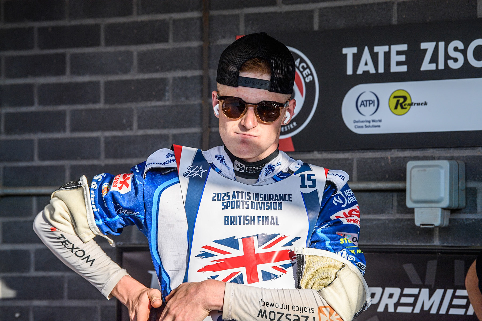 Anders Rowe during the Attis Insurance Sports Division British Final at the National Speedway Stadium, Manchester on Monday 12th May 2025. (Photo: Ian Charles | MI News)
