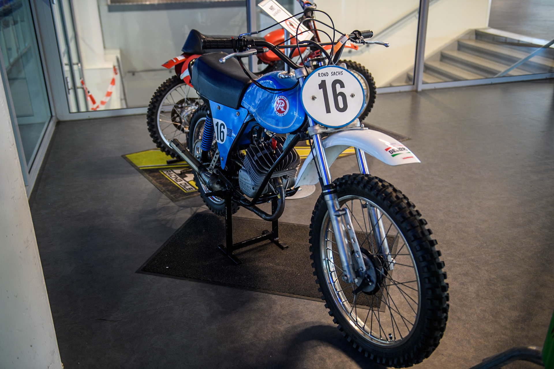 50cc Grasstrack bikes display during the FIM Ice Speedway Gladiators World Championship, Final 4 at the Ice Stadium, Thialf, Heerenveen on Sunday 6th April 2025. (Photo: Ian Charles | MI News)