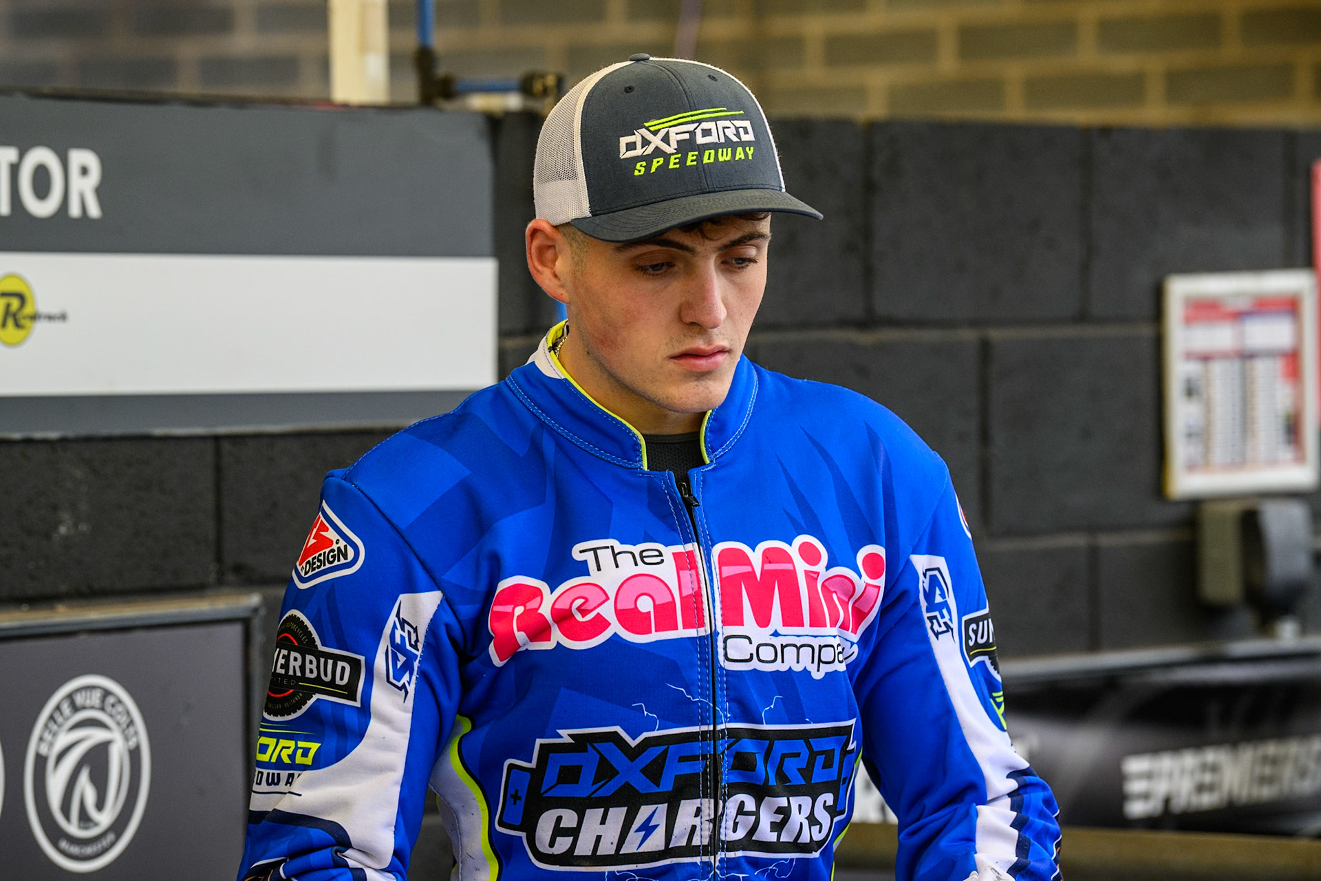 Oxford Chargers' Max Broadhurst  during the WSRA National Development League match between Belle Vue Colts and Oxford Chargers at the National Speedway Stadium, Manchester on Sunday 1st June 2025. (Photo: Ian Charles | MI News)