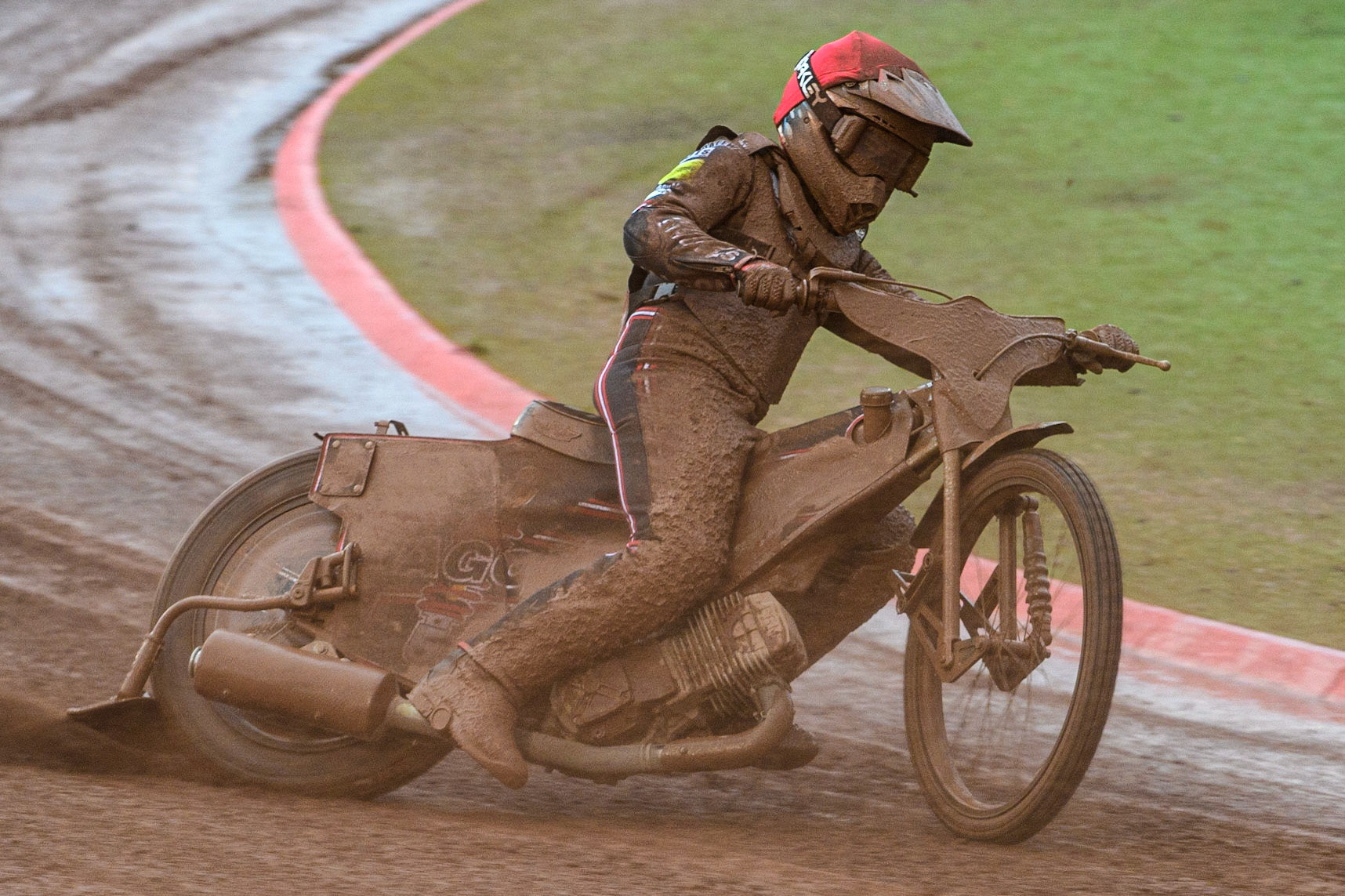 Sam Hagon in action  during the Sports Insure British Speedway Final at the National Speedway Stadium, Manchester on Monday 14th August 2023. (Photo: Ian Charles | MI News)