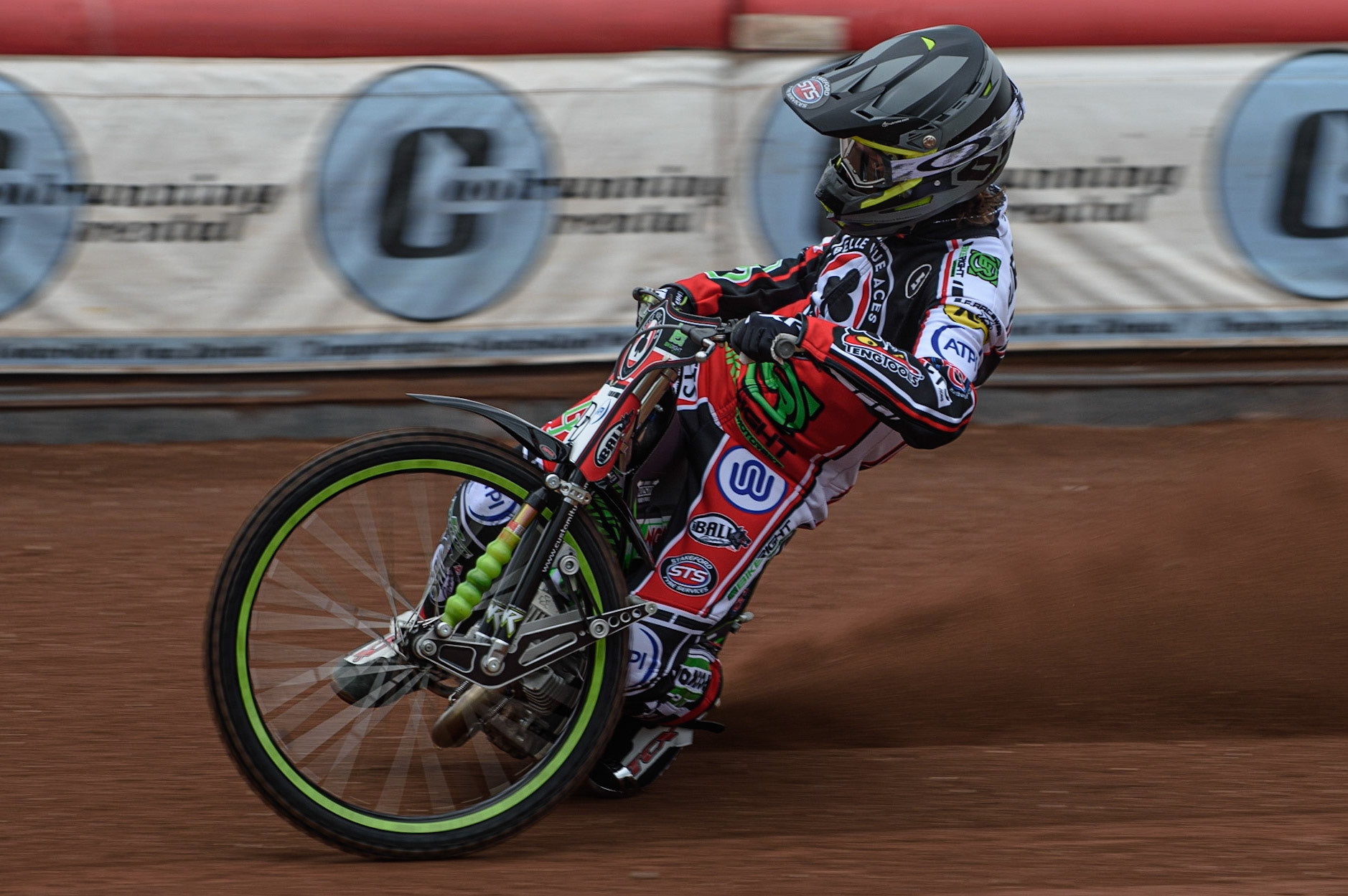 Photo: Ian CharlesCharles Wright in actionBelle Vue Press &amp; Practice Day, National Speedway Stadium, Manchester Thursday  13  May  2021
