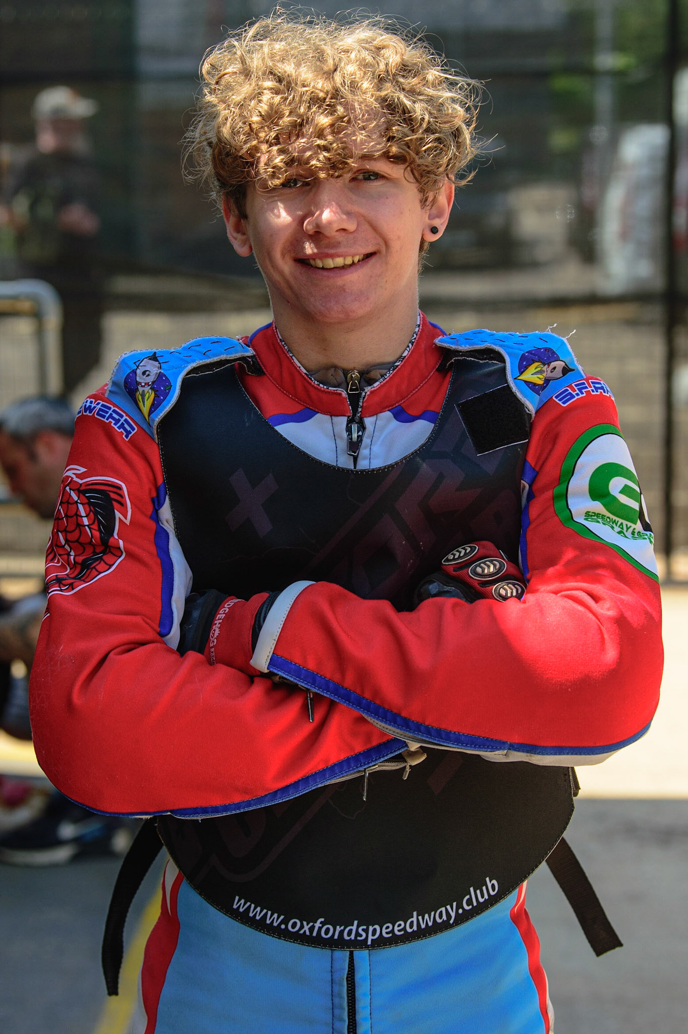 MANCHESTER, UK.  JUN 3RD Jacob Fellows  - Oxford Chargers   during the National Development League match between Belle Vue Colts and Oxford Chargers at the National Speedway Stadium, Manchester on Friday 3rd June 2022. (Credit: Ian Charles | MI News)