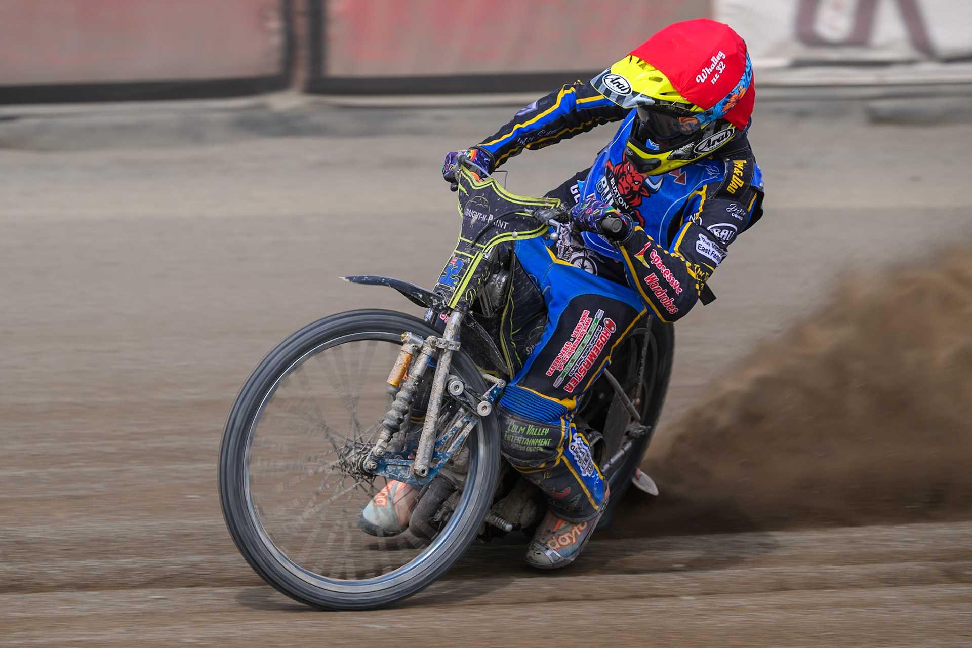 Ben Whalley, Guest Rider for Buxton Bulls in action during the WSRA National Development League match between Buxton Bulls and Oxford Chargers at Hi-Edge Speedway, Buxton on Sunday 2nd August 2026. (Photo: Ian Charles | MI News)
