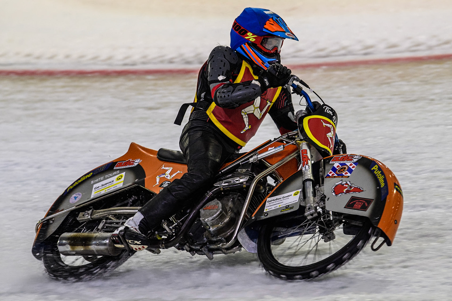 Tim Dixon of Great Britain in action during the Roelof Thijs Bokaal at Ice Rink Thialf, Heerenveen, The Netherlands on Friday 5th April 2024. (Photo: Ian Charles | MI News)