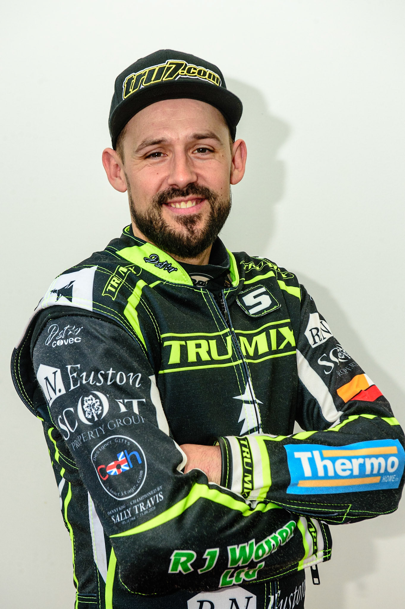 MANCHESTER, UK. APRIL 12TH: Danny King, Captain of Ipswich Witches at the Discovery Networks Eurosport Speedway Season Launch at the National Speedway Stadium, Manchester on Tuesday 12th April 2022 (Credit: Ian Charles | MI News)